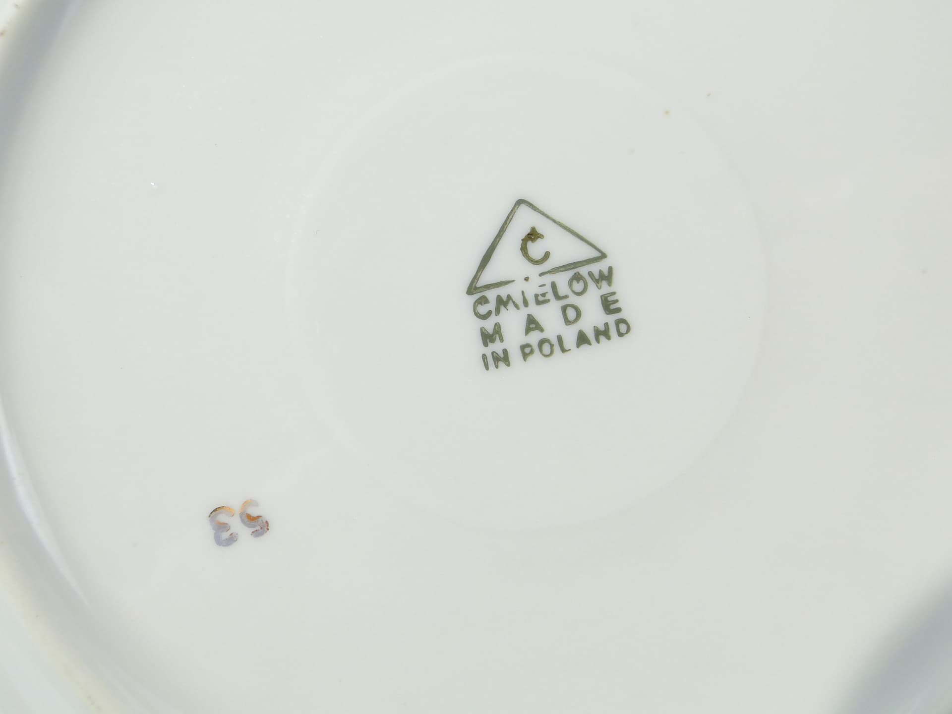 Filiżanka June, porcelana różowy biały złoty, proj. W. Potacki, Ćmielów, Polska, lata 60. - 343354