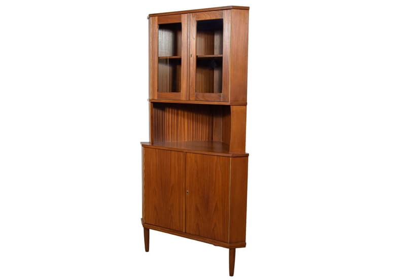 Corner sideboard, teak, Denmark, 1960s