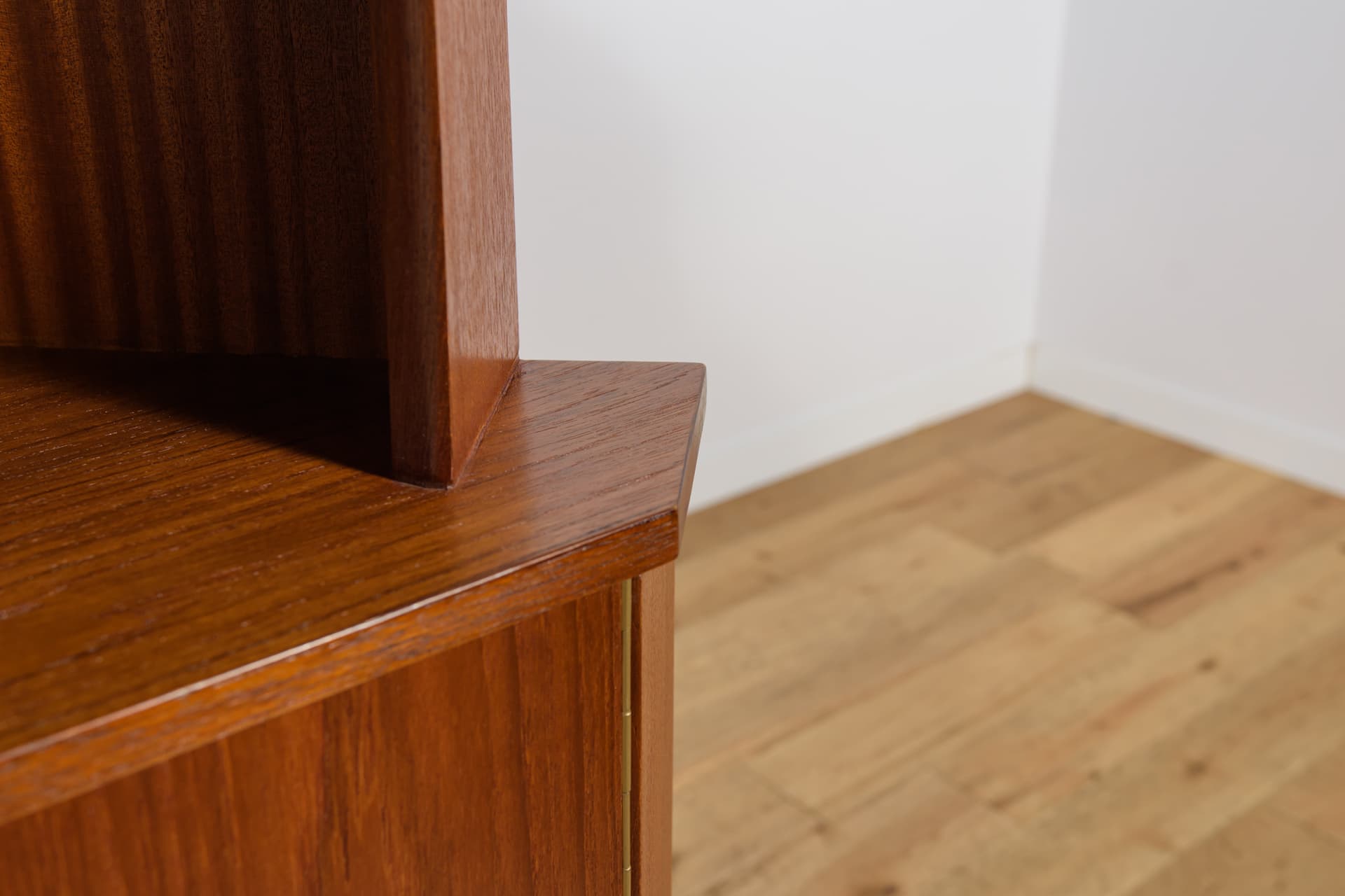 Corner sideboard, teak, Denmark, 1960s - 343662