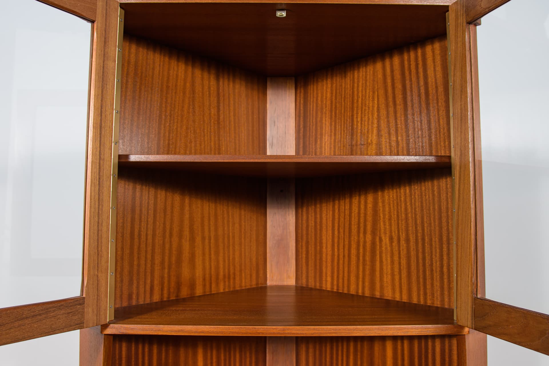 Corner sideboard, teak, Denmark, 1960s - 343661