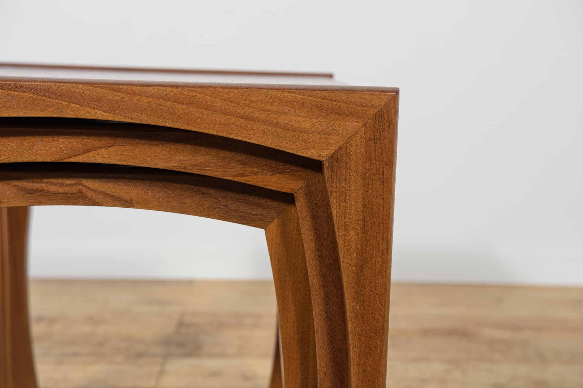 Set of Nesting Tables, brown teak, by R. Benett, G-Plan, United Kingdom, 1960s. - 343733