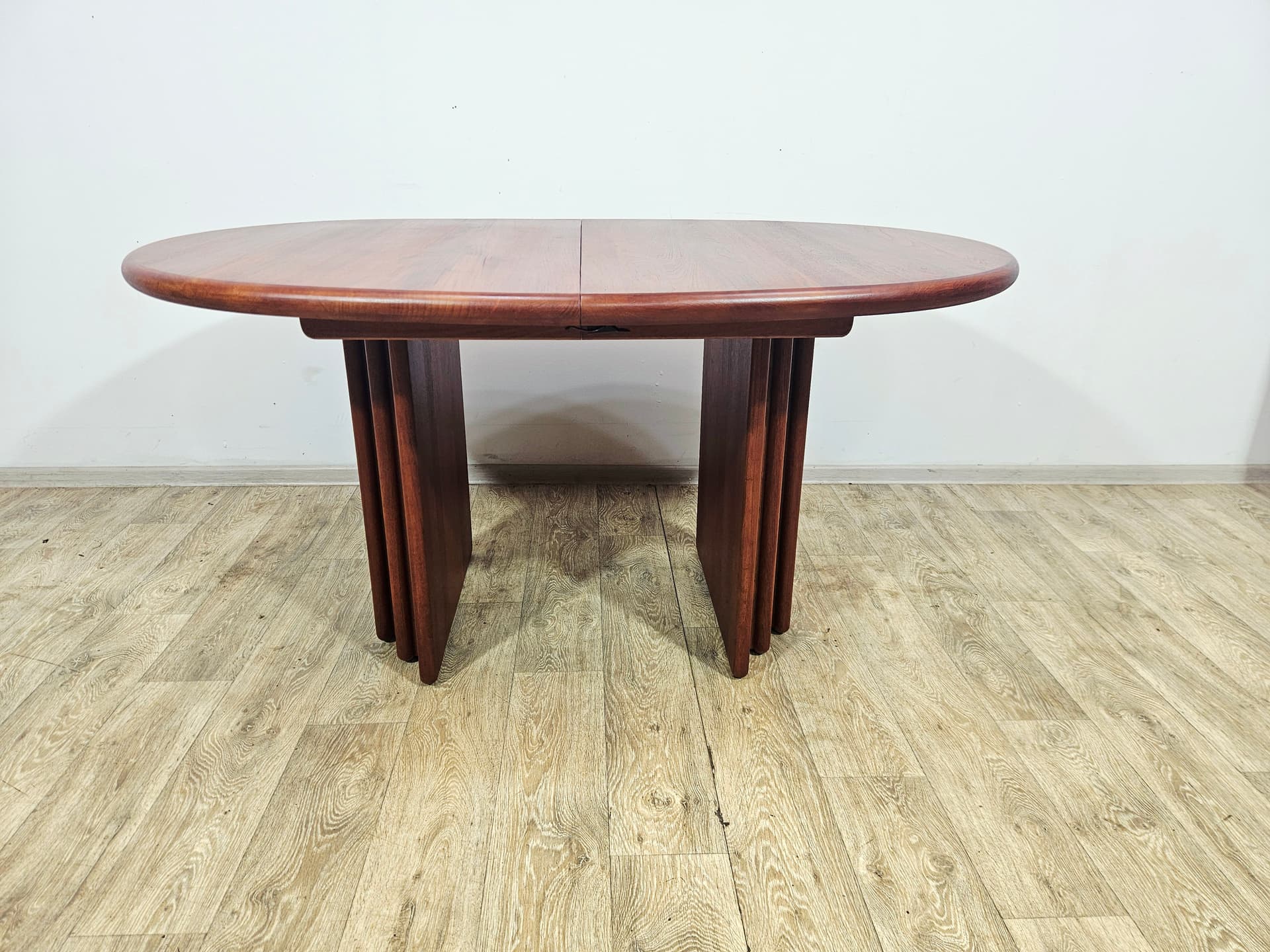 Stół rozkładany, teak brązowy, S. Burchardt-Nielsen (Møbel Fabrik) - 343873