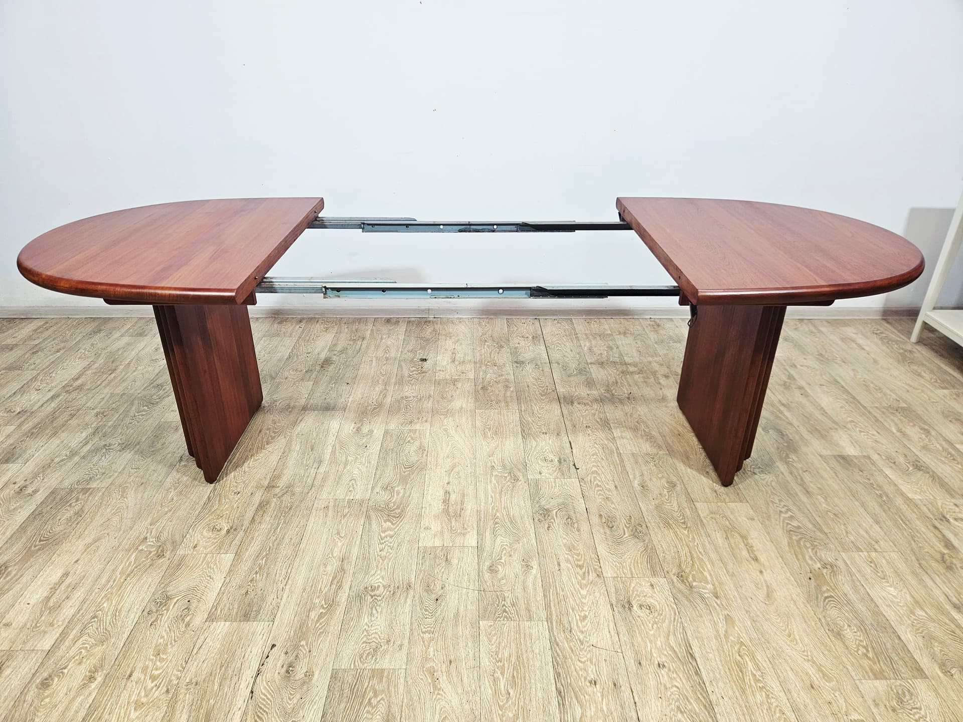 Stół rozkładany, teak brązowy, S. Burchardt-Nielsen (Møbel Fabrik) - 343872