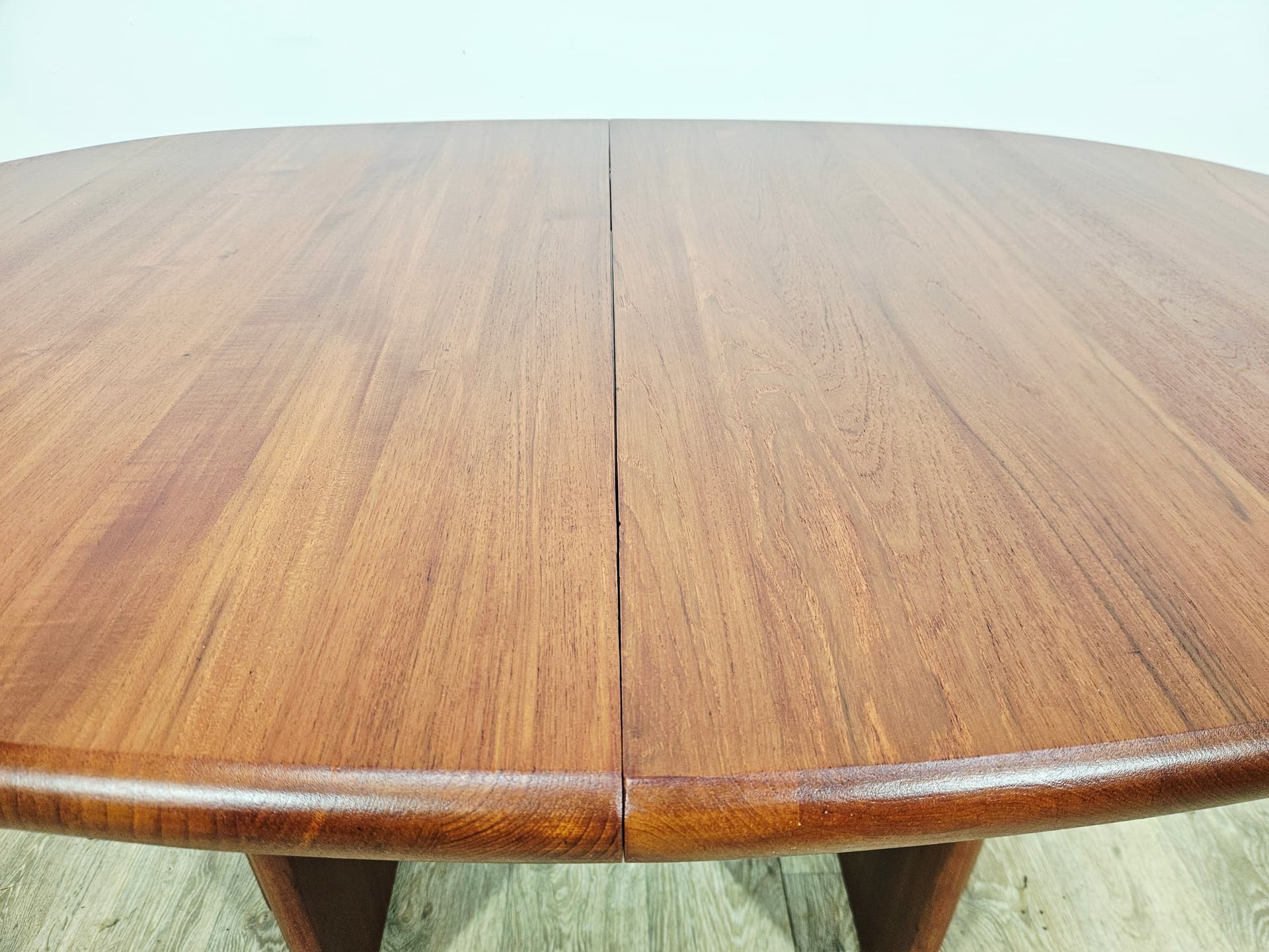 Stół rozkładany, teak brązowy, S. Burchardt-Nielsen (Møbel Fabrik) - 343877
