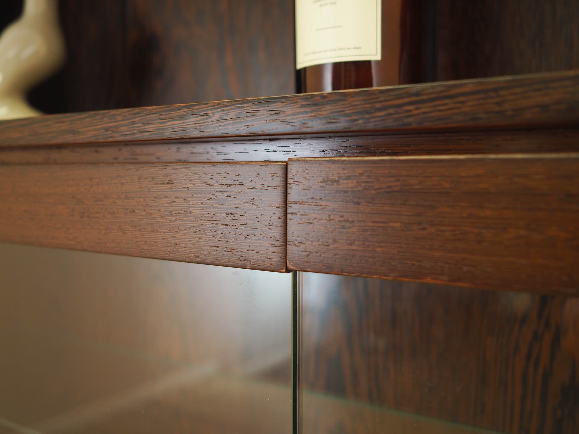 Bookcase, brown oak, Denmark, 1970s. - 343893
