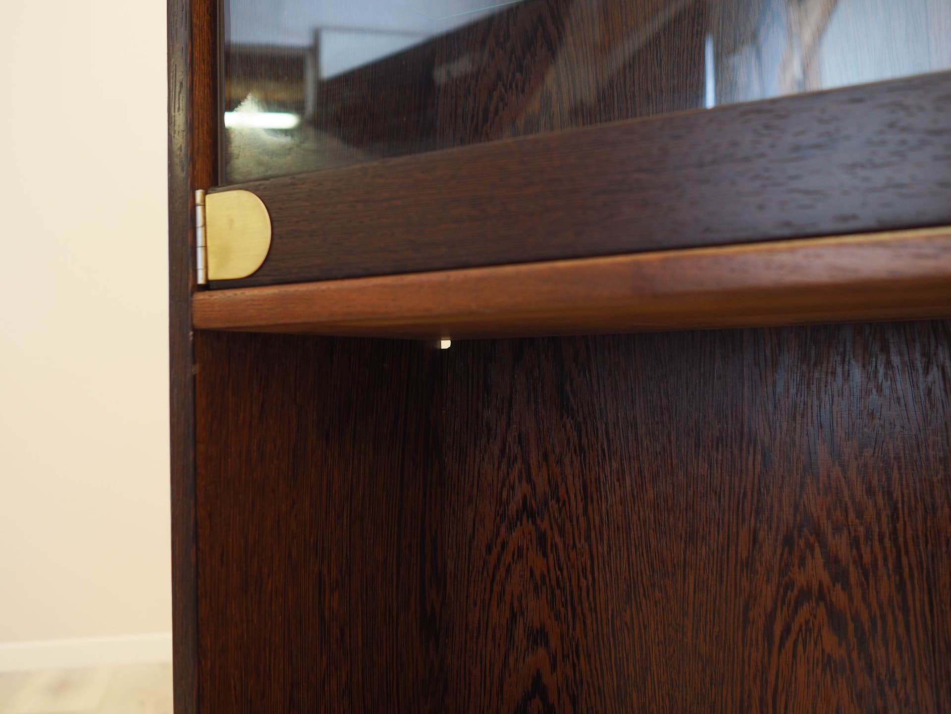 Bookcase, brown oak, Denmark, 1970s. - 343897