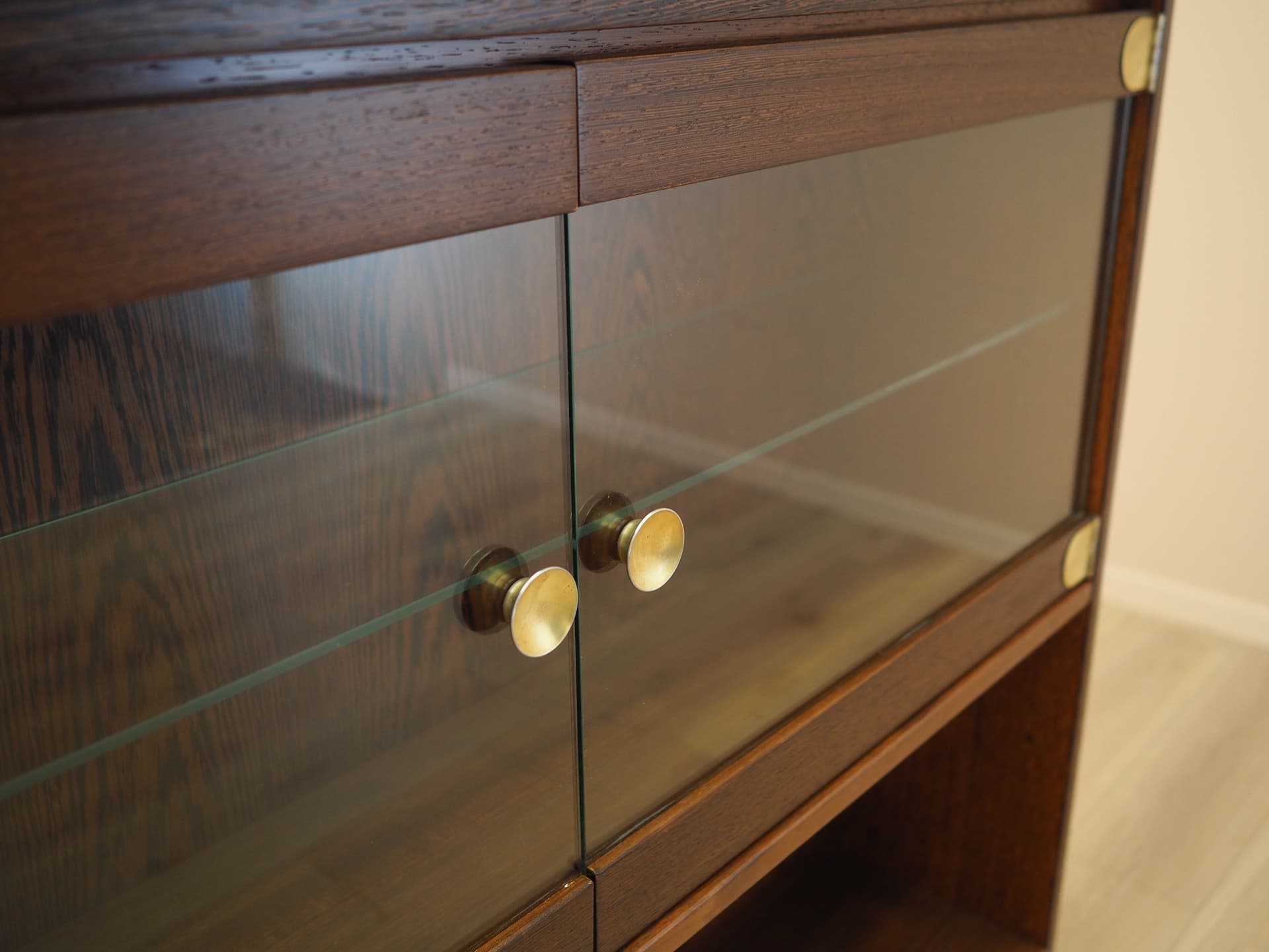 Bookcase, brown oak, Denmark, 1970s. - 343892