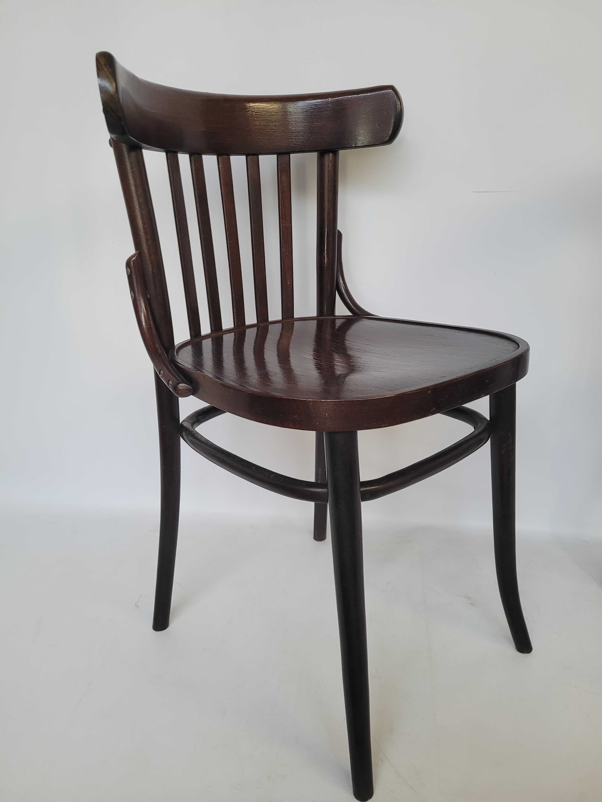 Chair 788, brown bentwood, Thonet, 1960s. - 343916