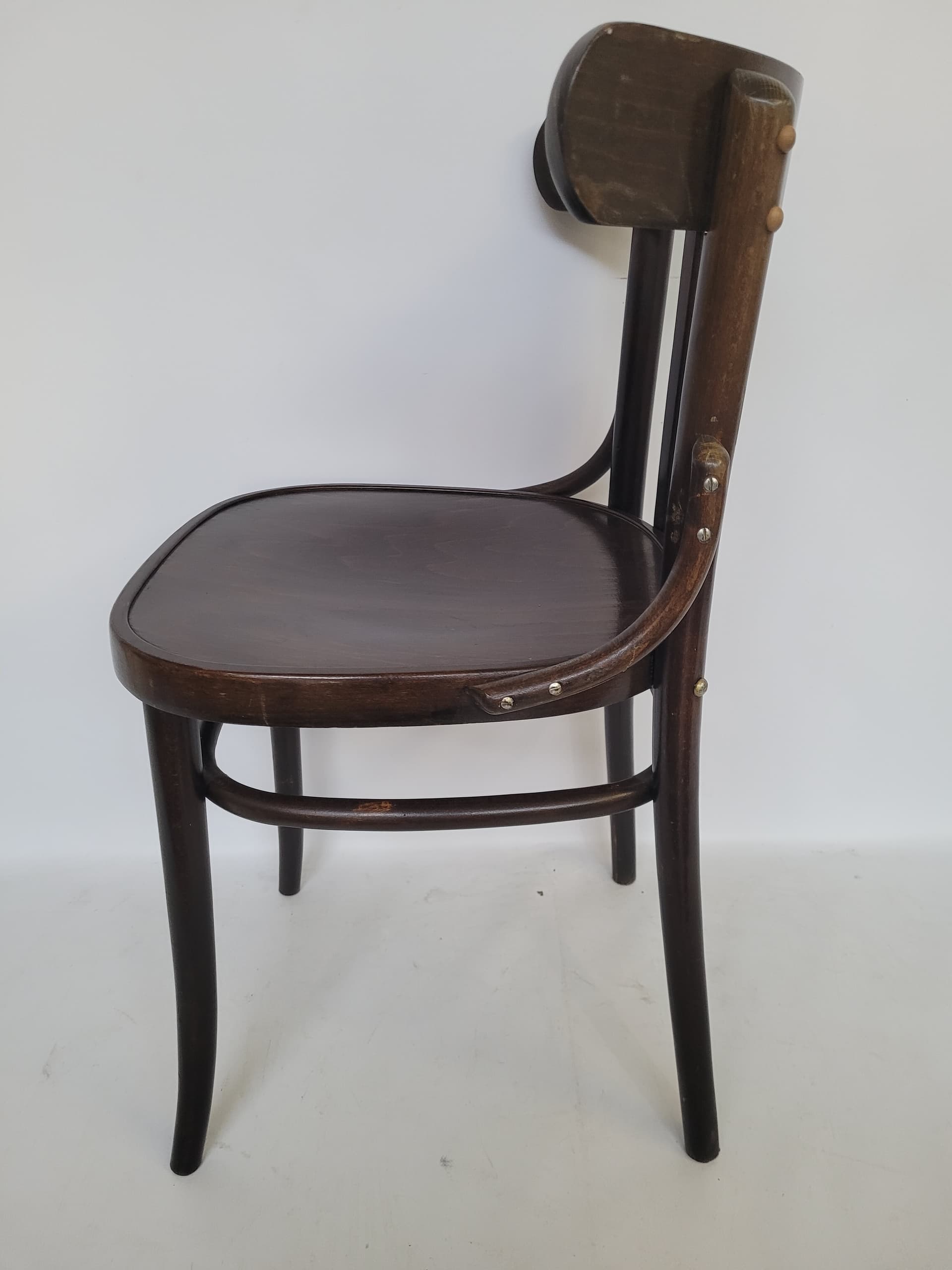 Chair 788, brown bentwood, Thonet, 1960s. - 343927