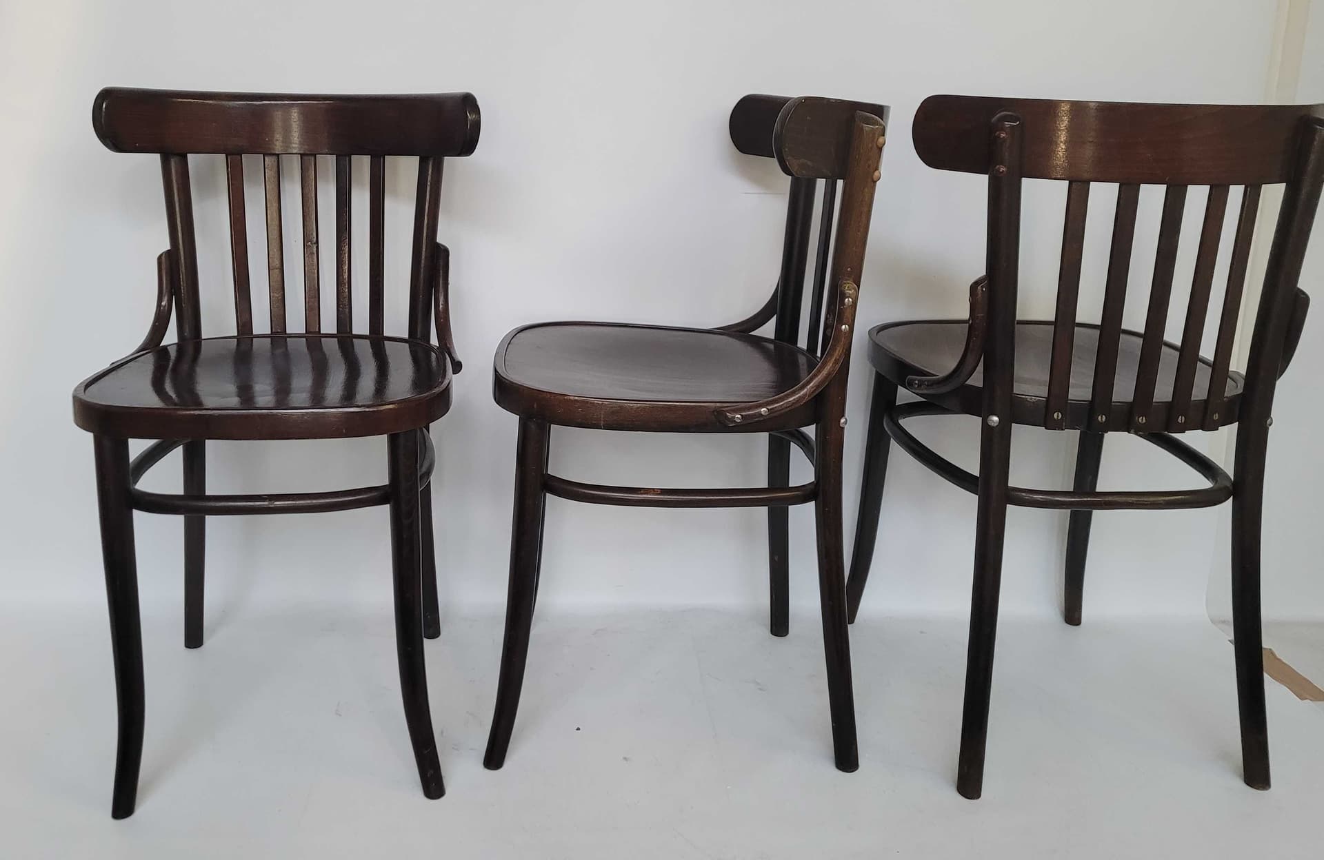 Chair 788, brown bentwood, Thonet, 1960s. - 343915