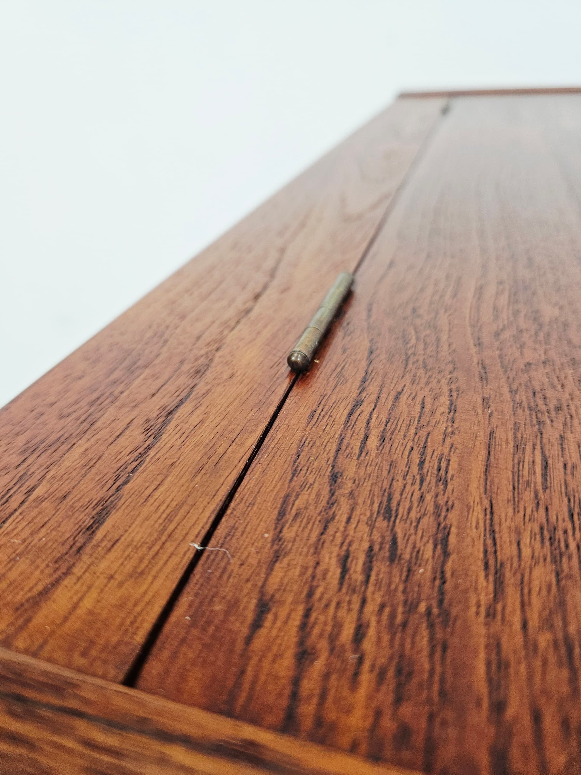 Scandinavian vintage dressing table, brown teak, Denmark, 1960s - 343995