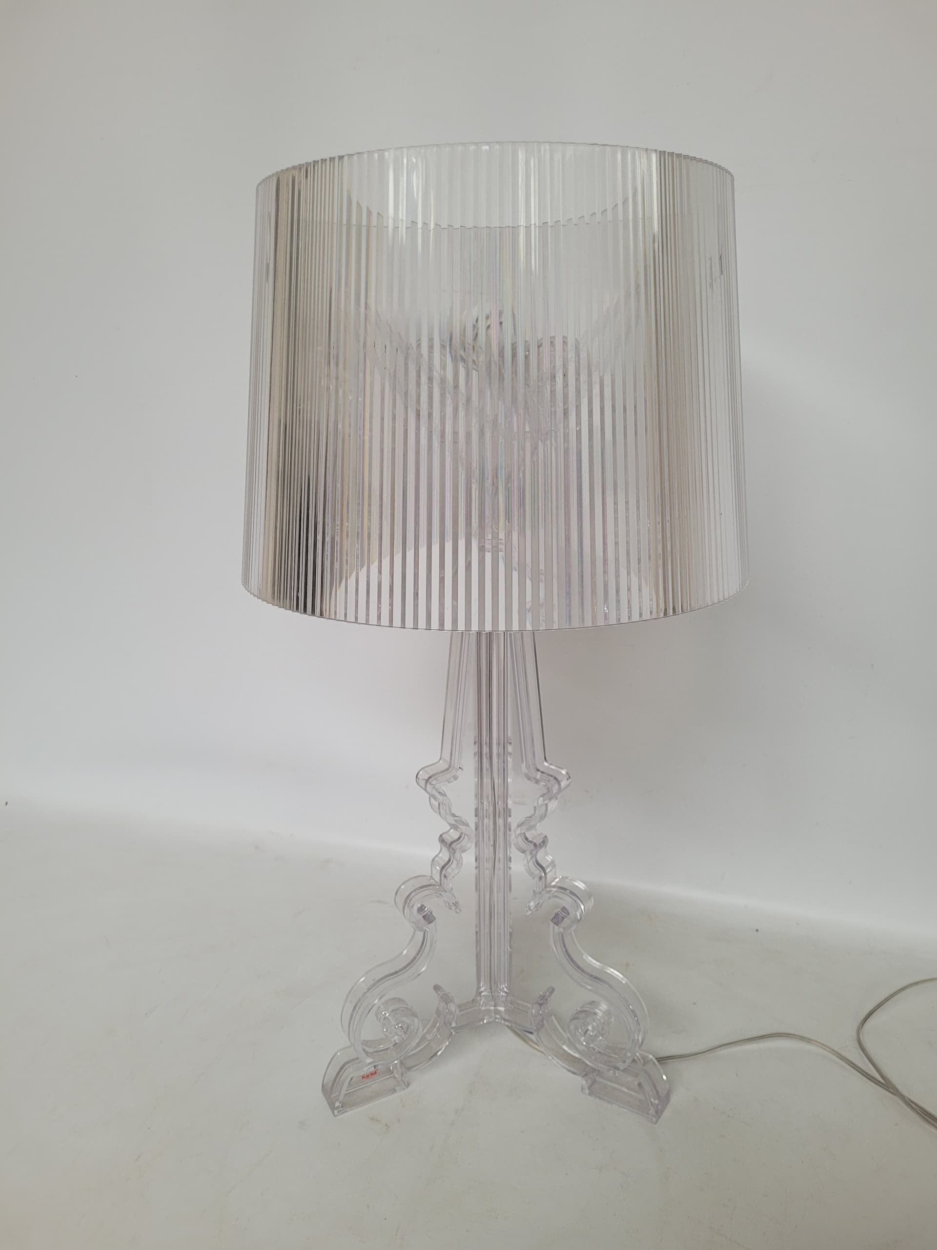 Table Lamp Bourgie, transparent plexiglass, by F. Laviani, Kartell, Italy - 344007