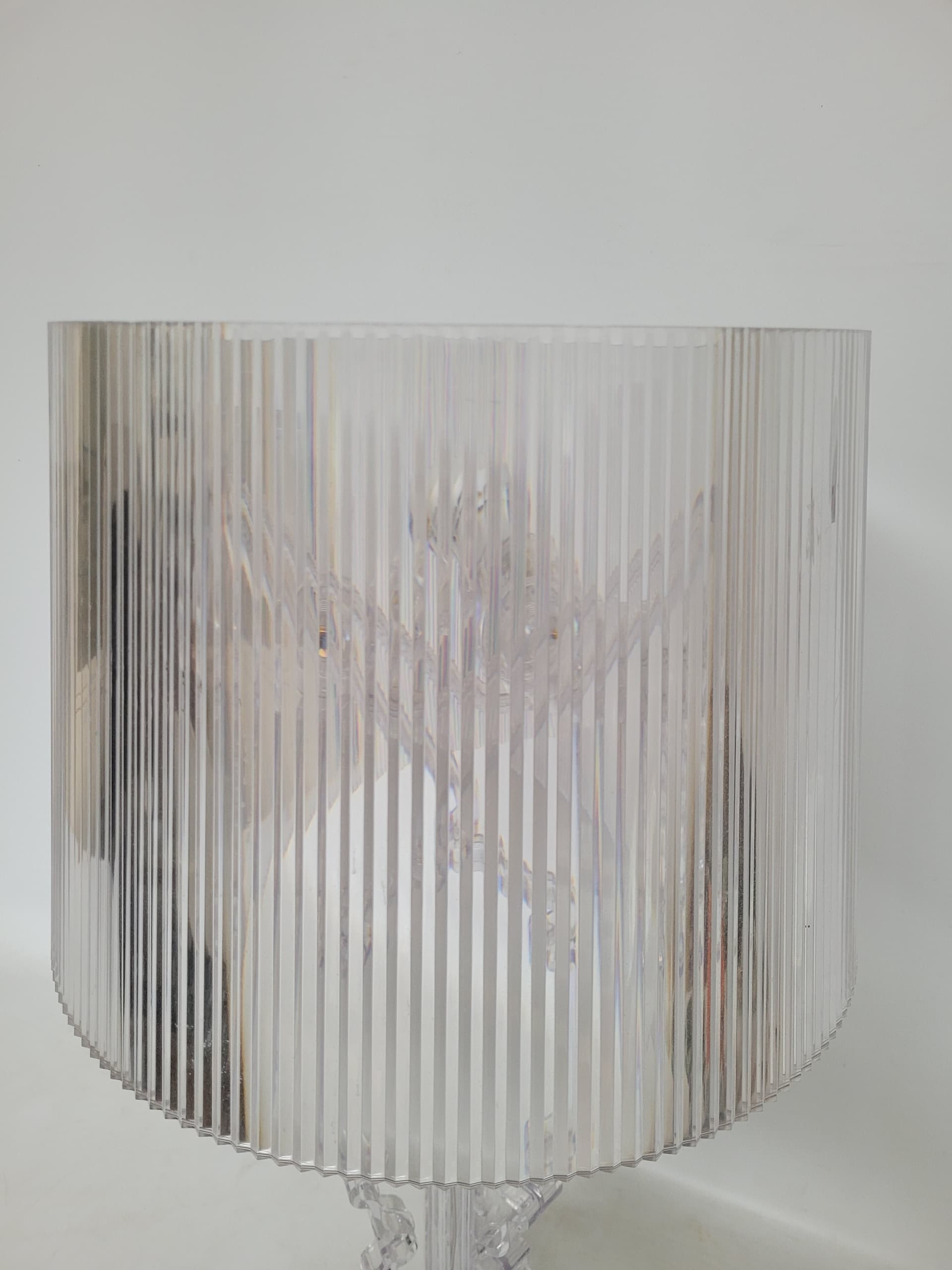 Table Lamp Bourgie, transparent plexiglass, by F. Laviani, Kartell, Italy - 344006