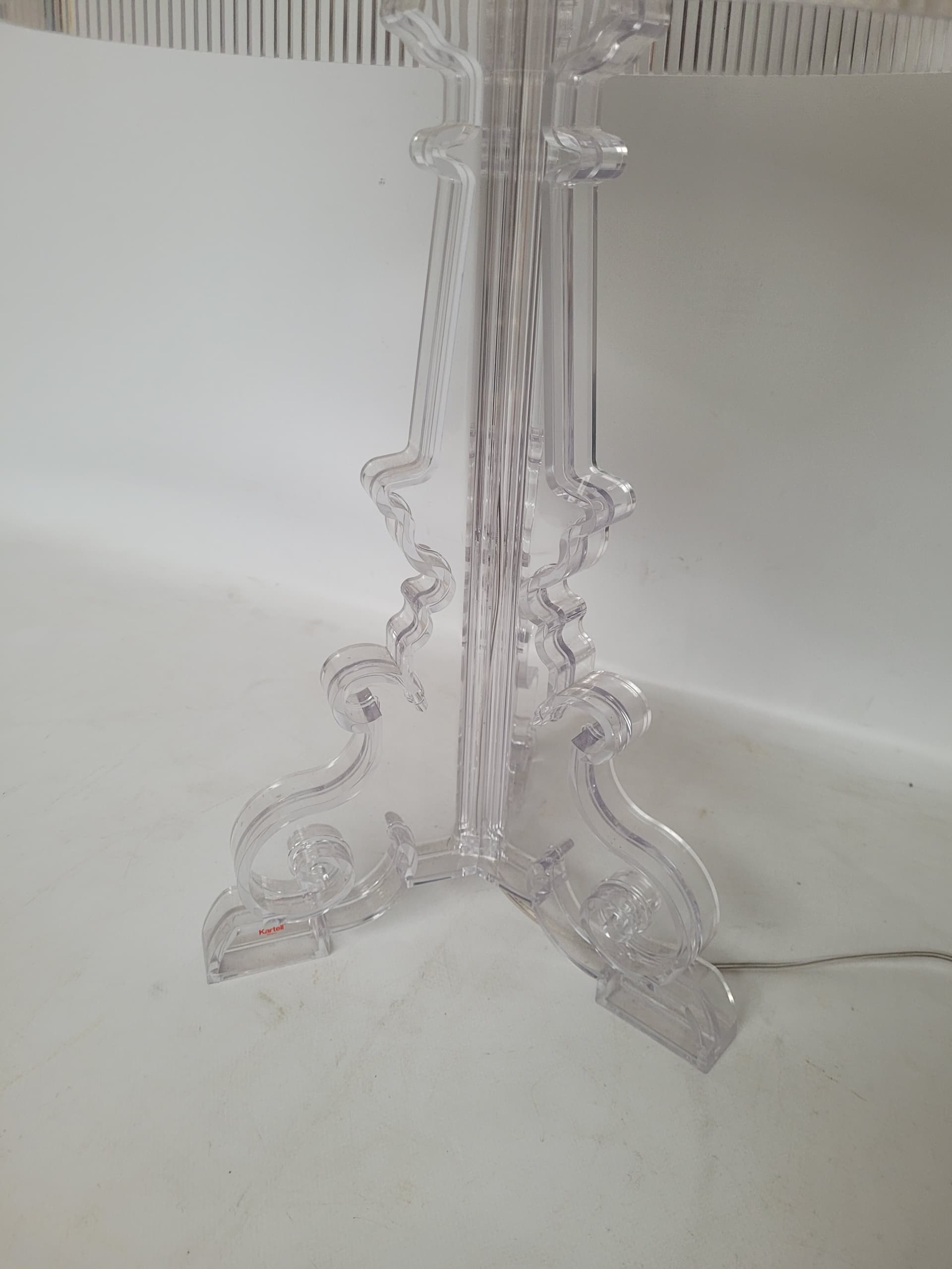 Table Lamp Bourgie, transparent plexiglass, by F. Laviani, Kartell, Italy - 344012
