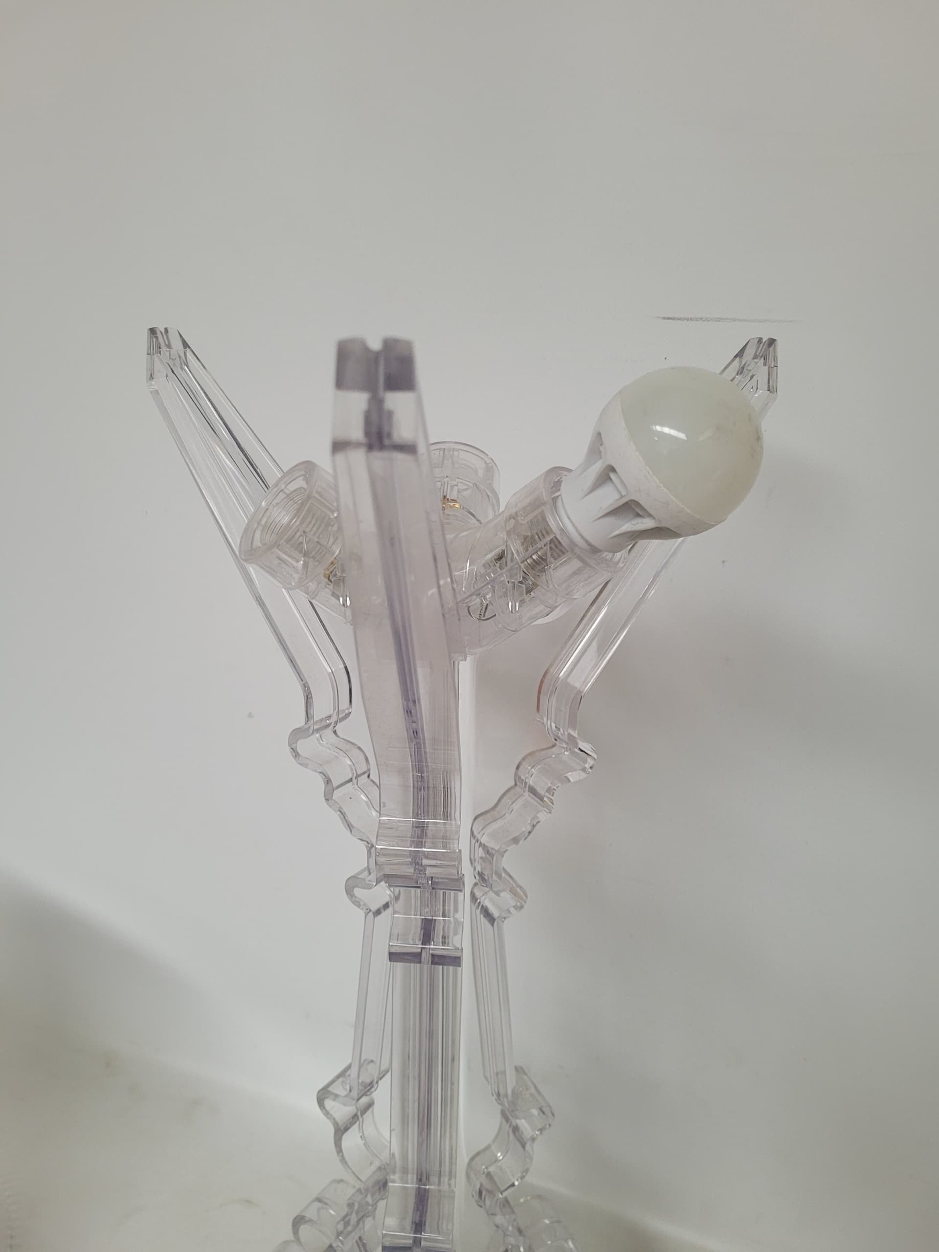 Table Lamp Bourgie, transparent plexiglass, by F. Laviani, Kartell, Italy - 344010