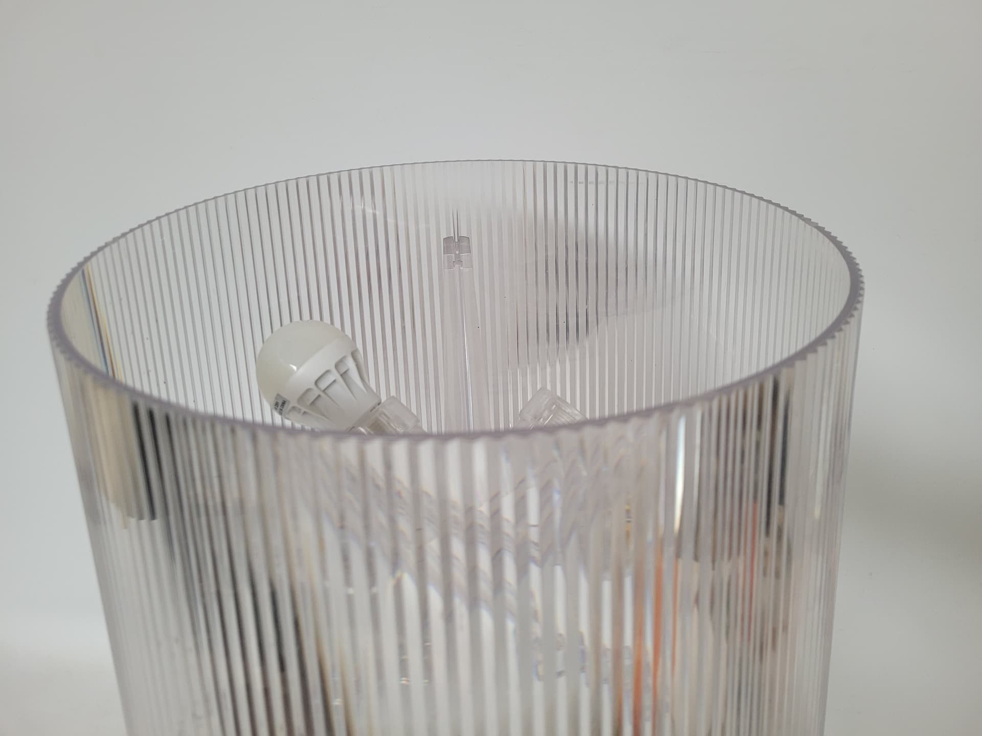 Table Lamp Bourgie, transparent plexiglass, by F. Laviani, Kartell, Italy - 344013