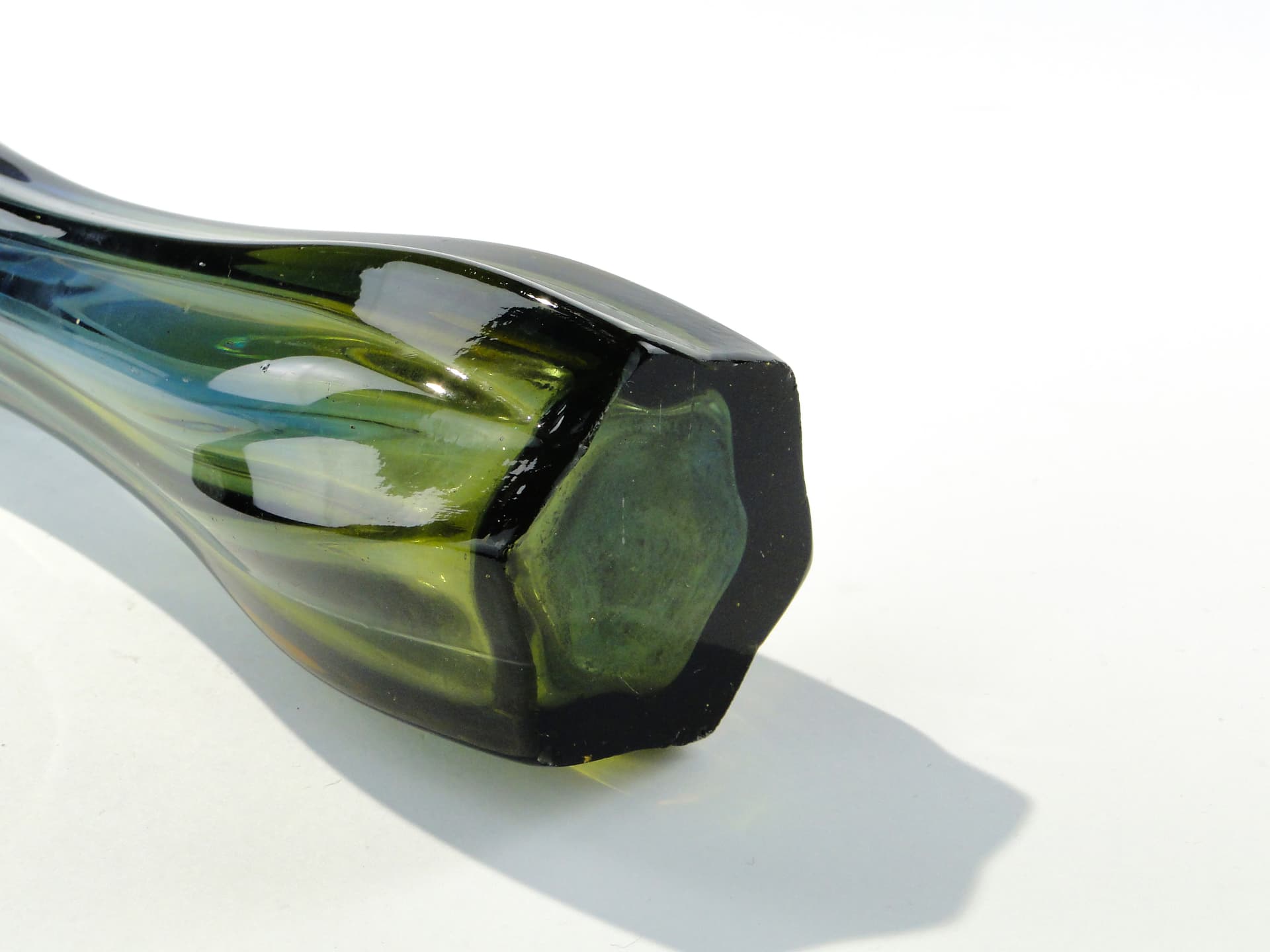 Vase Rotterdam, multicolour glass, by B. Kupczyk, Ząbkowice, Poland, 1970s - 344061