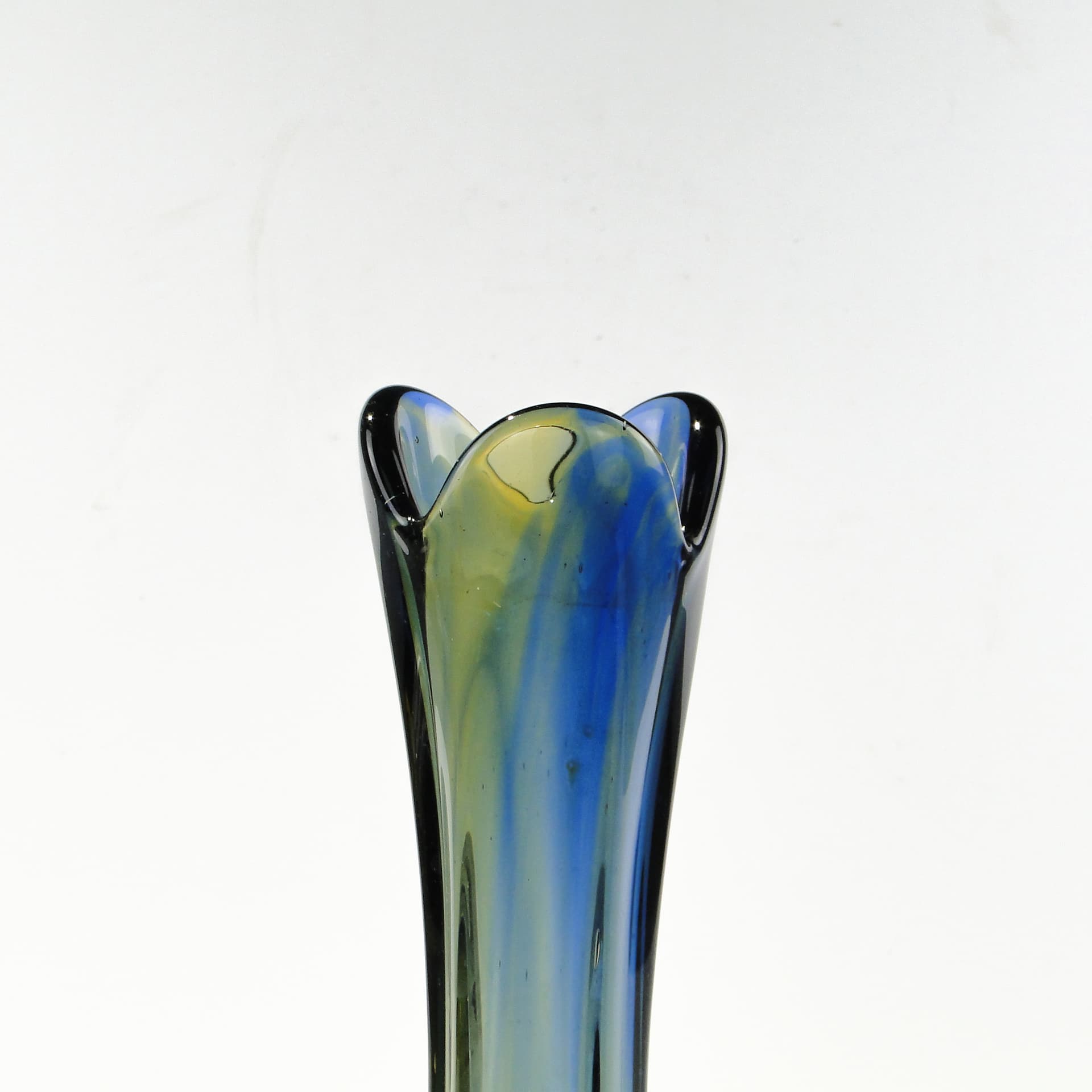 Vase Rotterdam, multicolour glass, by B. Kupczyk, Ząbkowice, Poland, 1970s - 344066