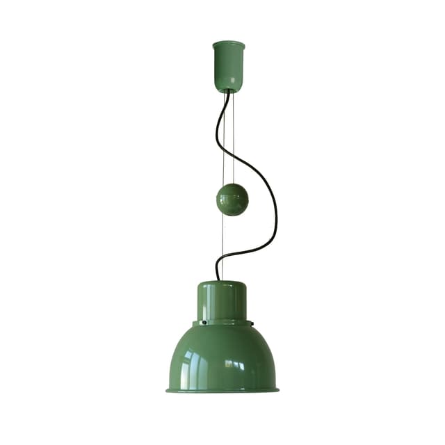 Lampa wisząca Reflex Mini z regulacją wysokości zielona, stal, TAR - WYMIARY