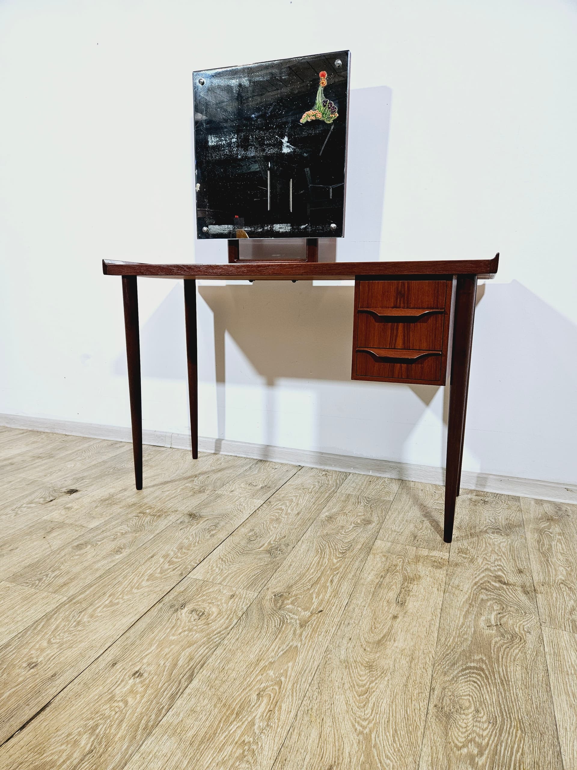 Dressing table, Gunnar Nielsen Tibergaard, teak brown, Denmark, 1960s - 344249