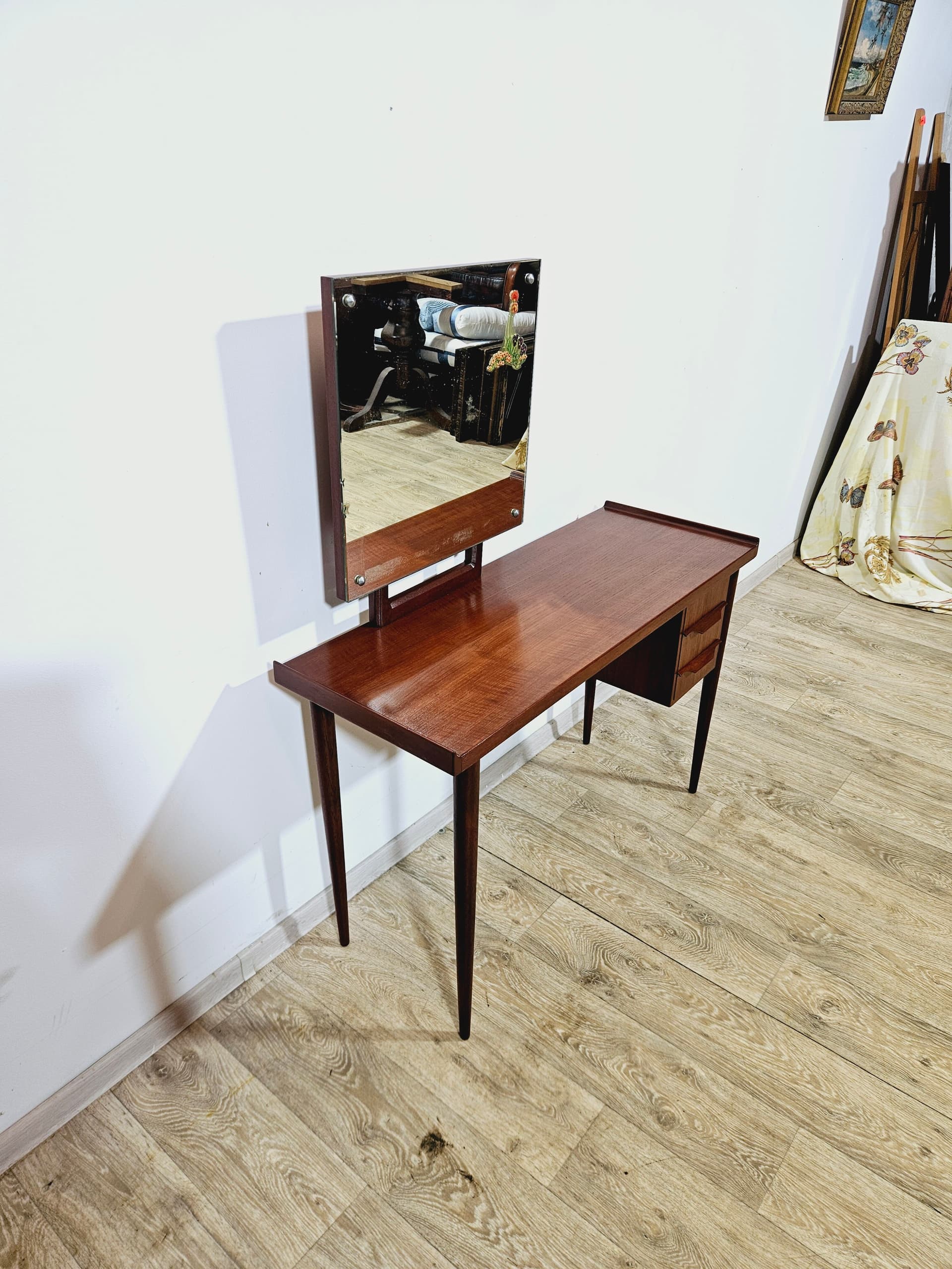 Dressing table, Gunnar Nielsen Tibergaard, teak brown, Denmark, 1960s - 344248