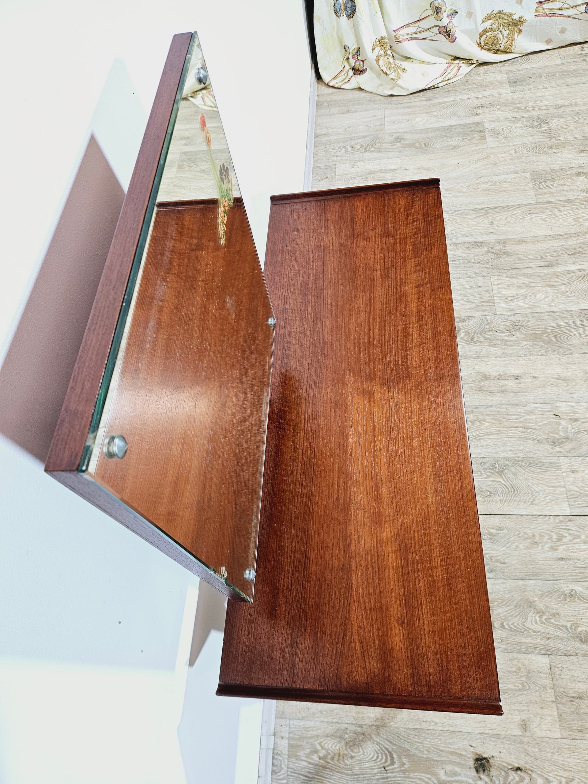 Dressing table, Gunnar Nielsen Tibergaard, teak brown, Denmark, 1960s - 344253