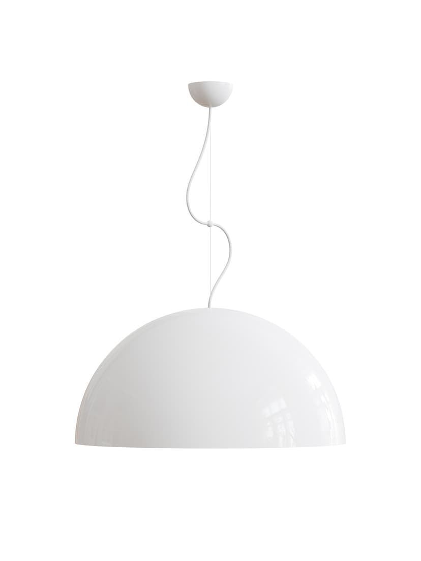 Pendant lamp Cocco Hemisfera ⌀60 white, metal, TAR