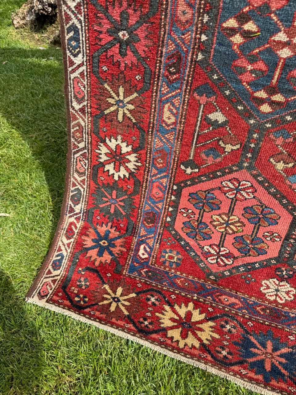 Rug Hamadan 220x135 cm, wool, Iran, 19th c. - 344652