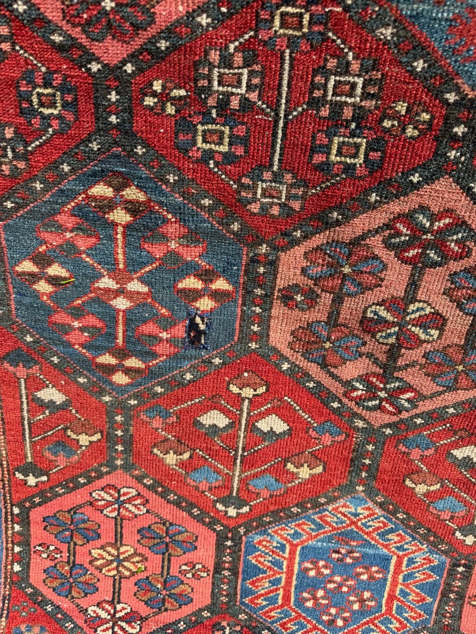 Rug Hamadan 220x135 cm, wool, Iran, 19th c. - 344651