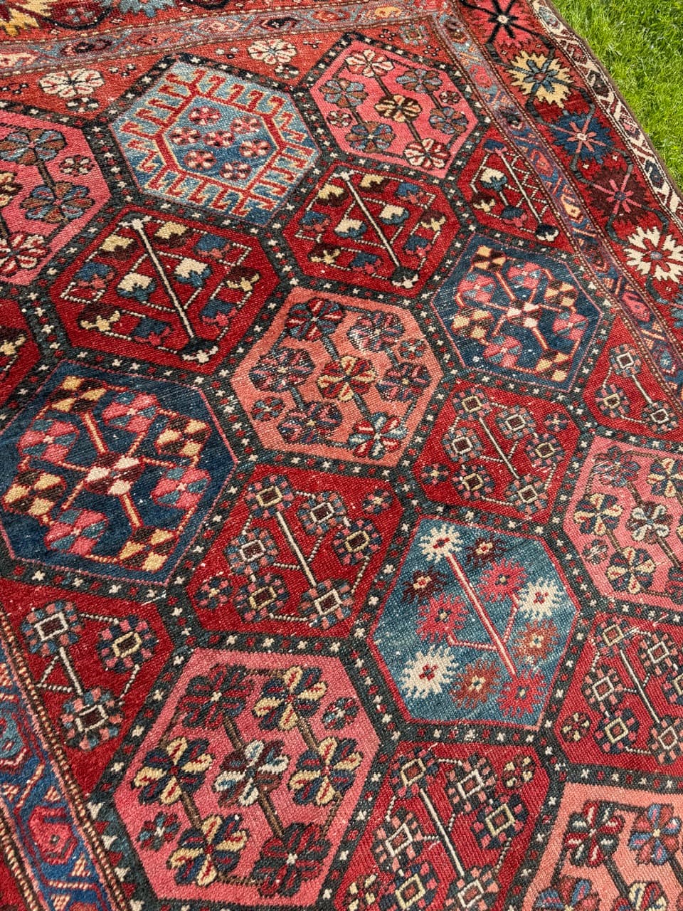 Rug Hamadan 220x135 cm, wool, Iran, 19th c. - 344647