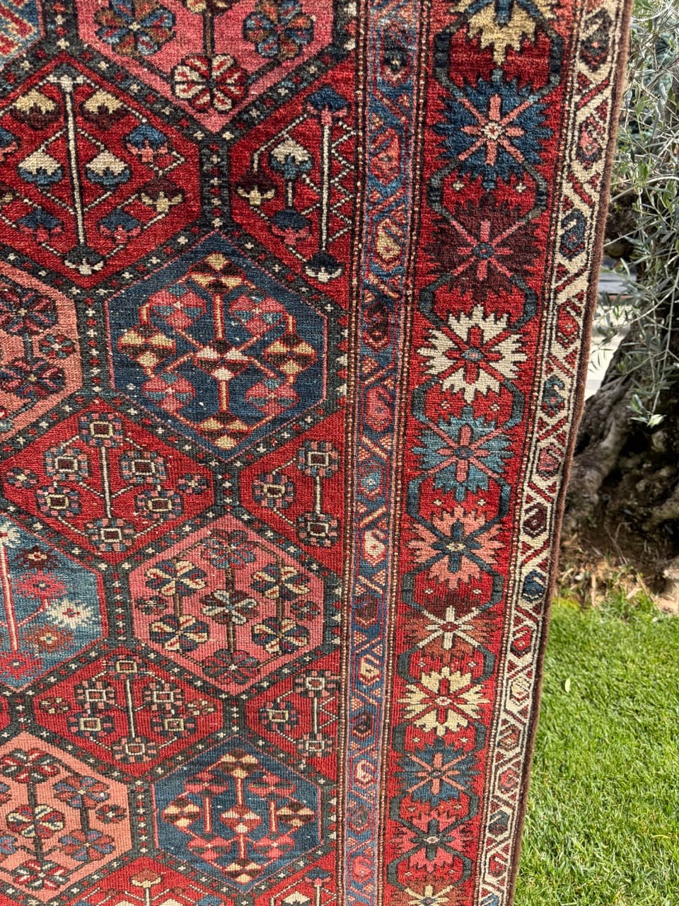Rug Hamadan 220x135 cm, wool, Iran, 19th c. - 344649