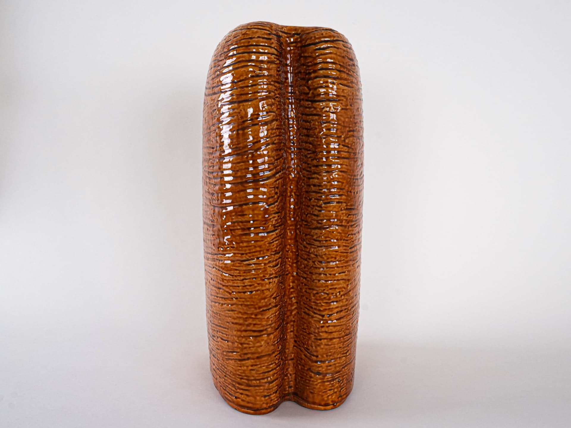 Vase West Germany, brown stoneware, Carstens Tönnieshof, Germany, 1970s. - 344658