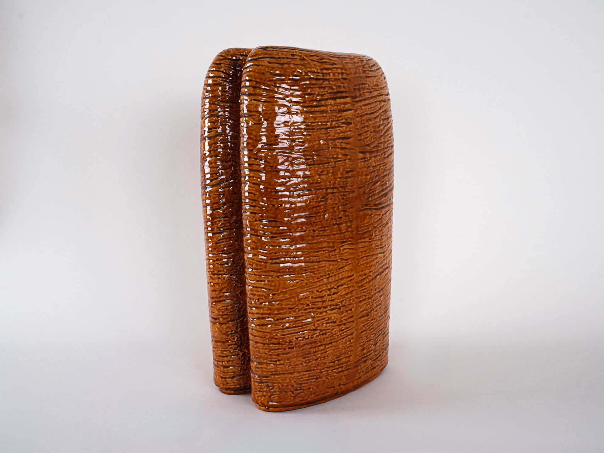 Vase West Germany, brown stoneware, Carstens Tönnieshof, Germany, 1970s. - 344657