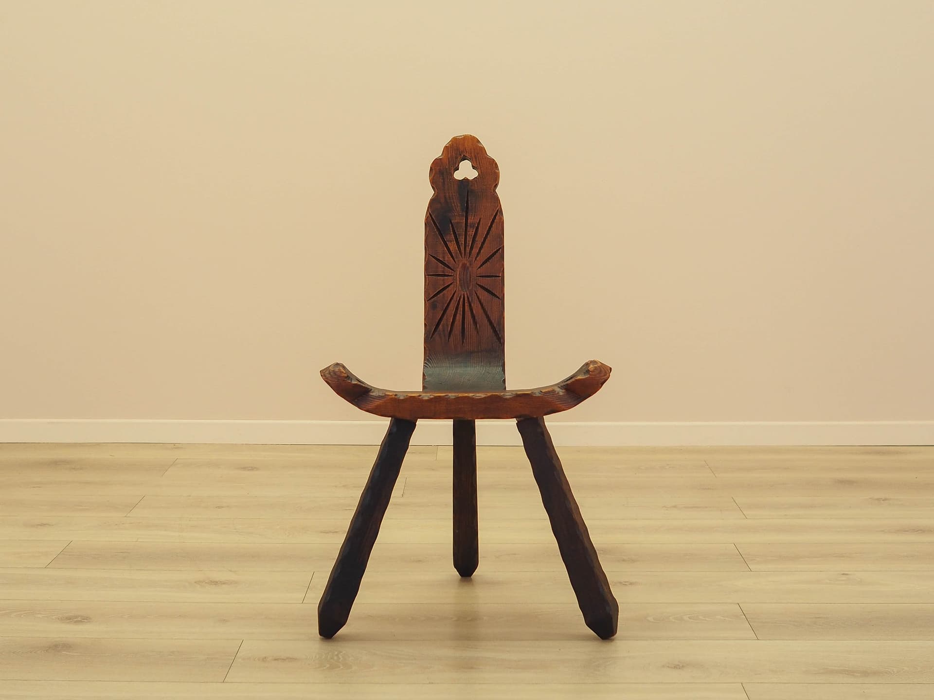 Chair, brown pine, Spain, 1950s - 344687
