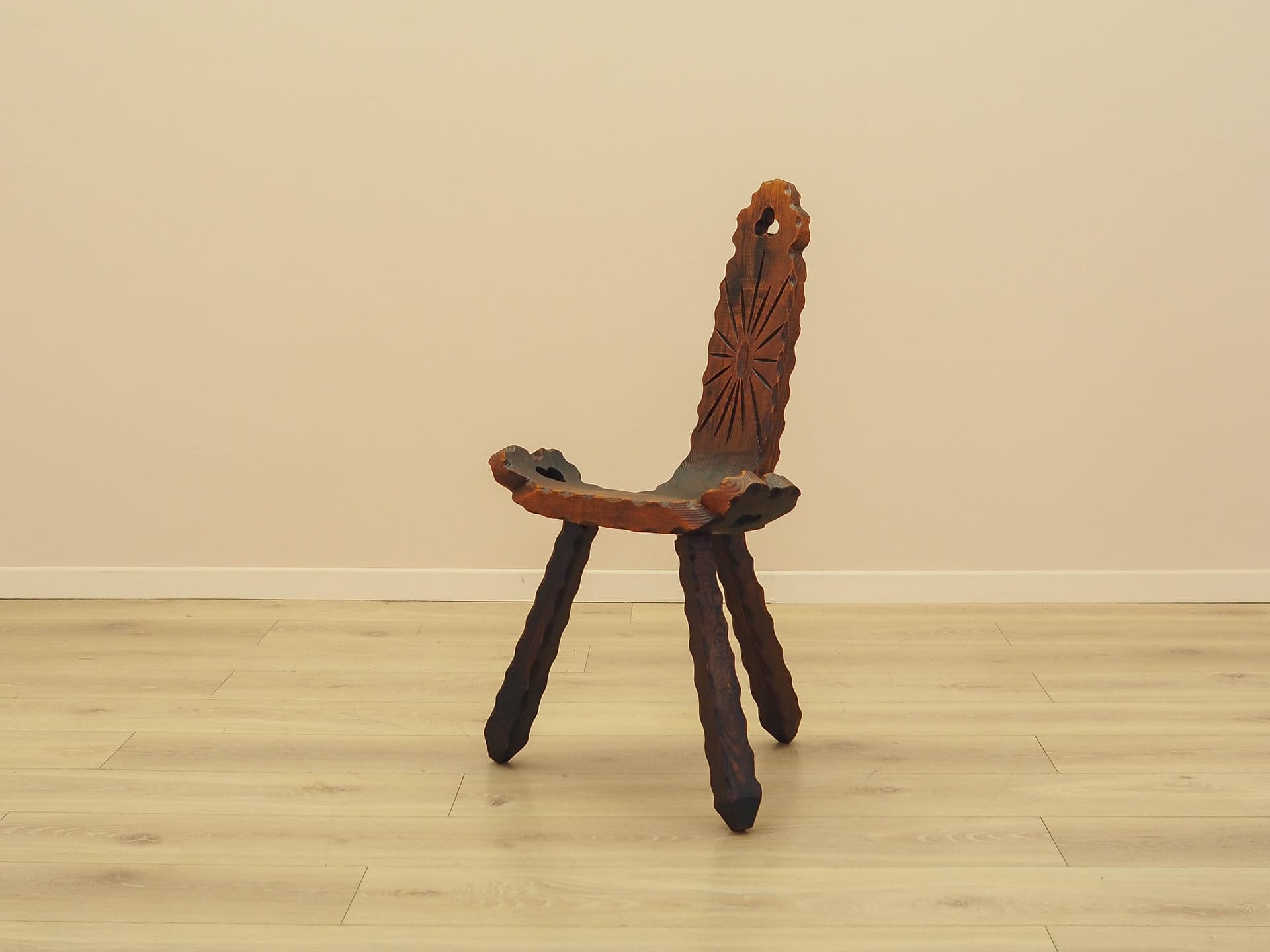 Chair, brown pine, Spain, 1950s - 344686