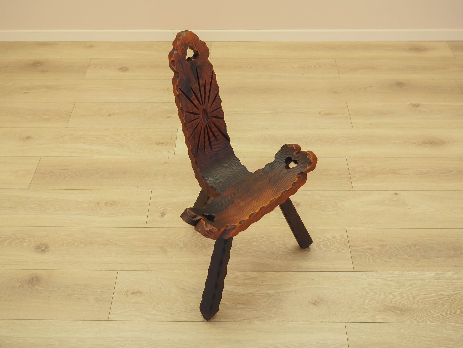 Chair, brown pine, Spain, 1950s - 344695