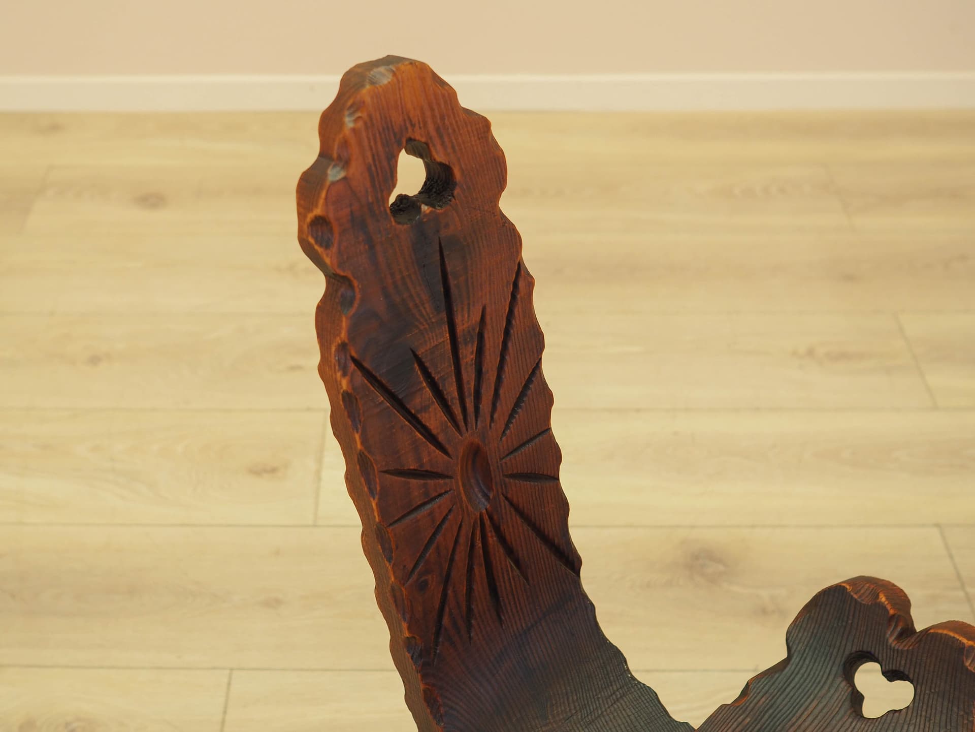 Chair, brown pine, Spain, 1950s - 344694