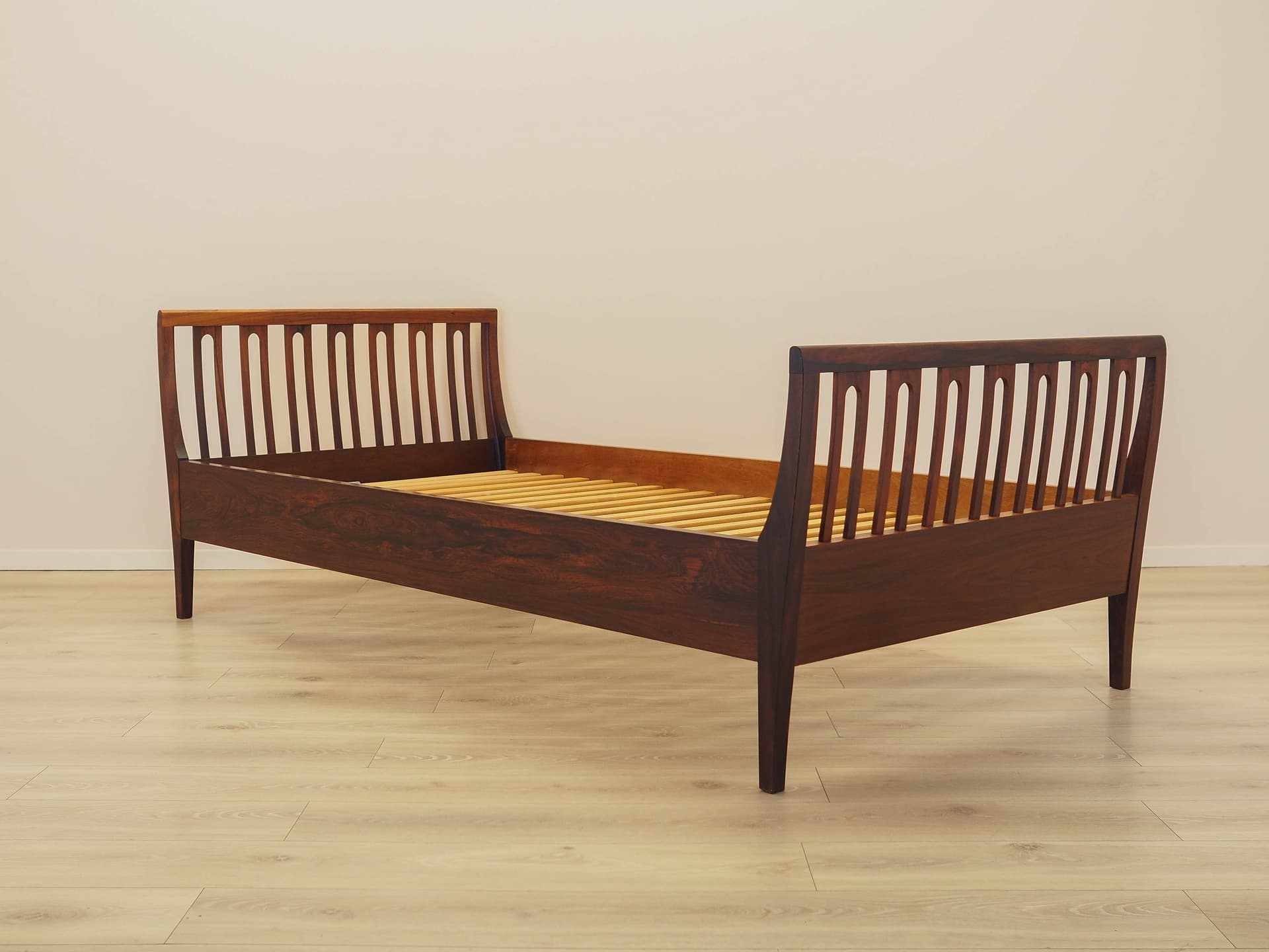 Bed, brown rosewood, Illums Bolighus, Denmark, 1970s. - 344697