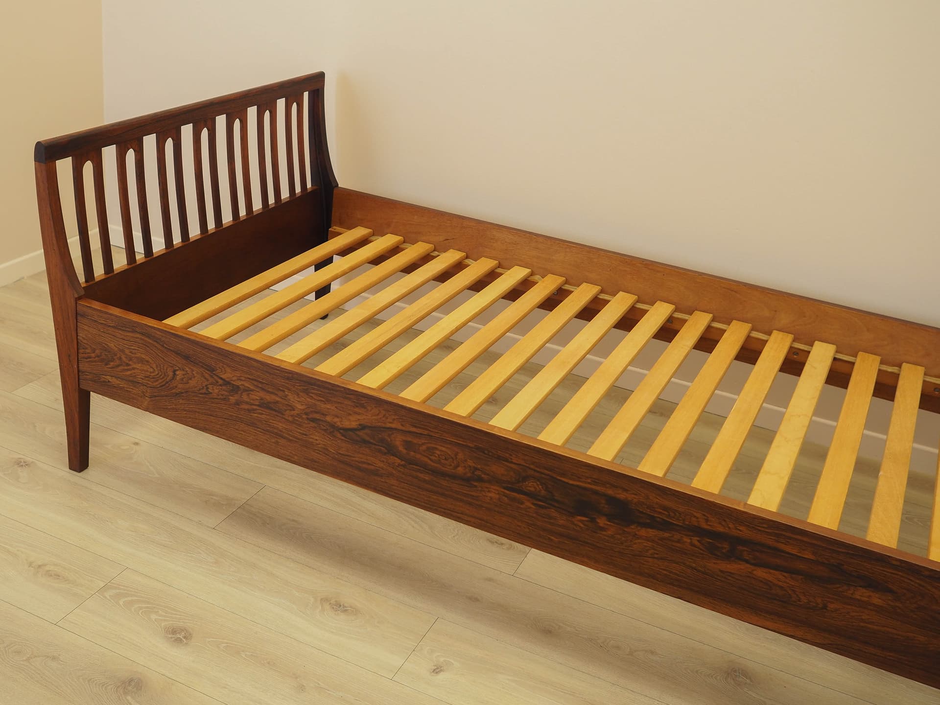 Bed, brown rosewood, Illums Bolighus, Denmark, 1970s. - 344709