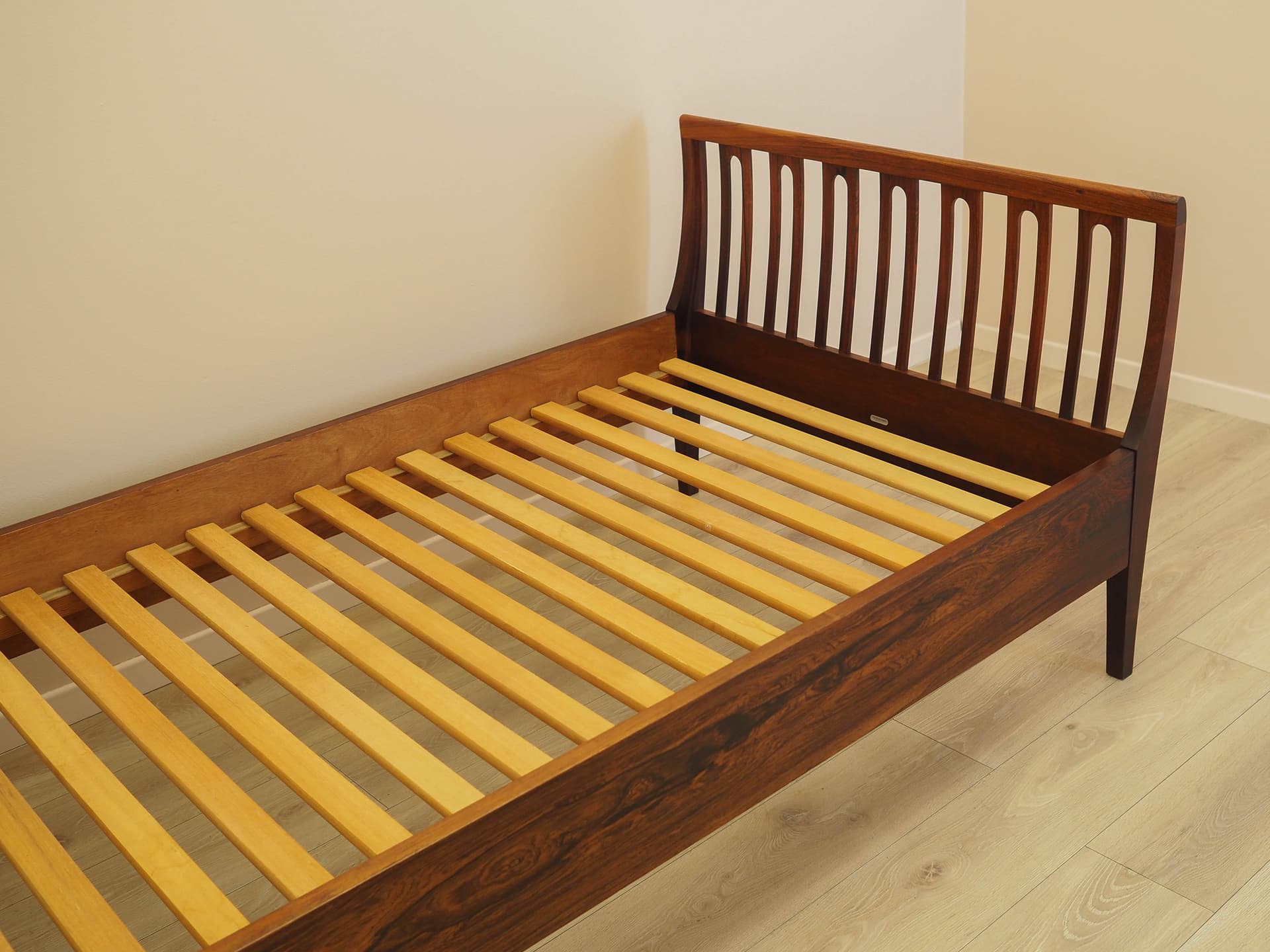 Bed, brown rosewood, Illums Bolighus, Denmark, 1970s. - 344707