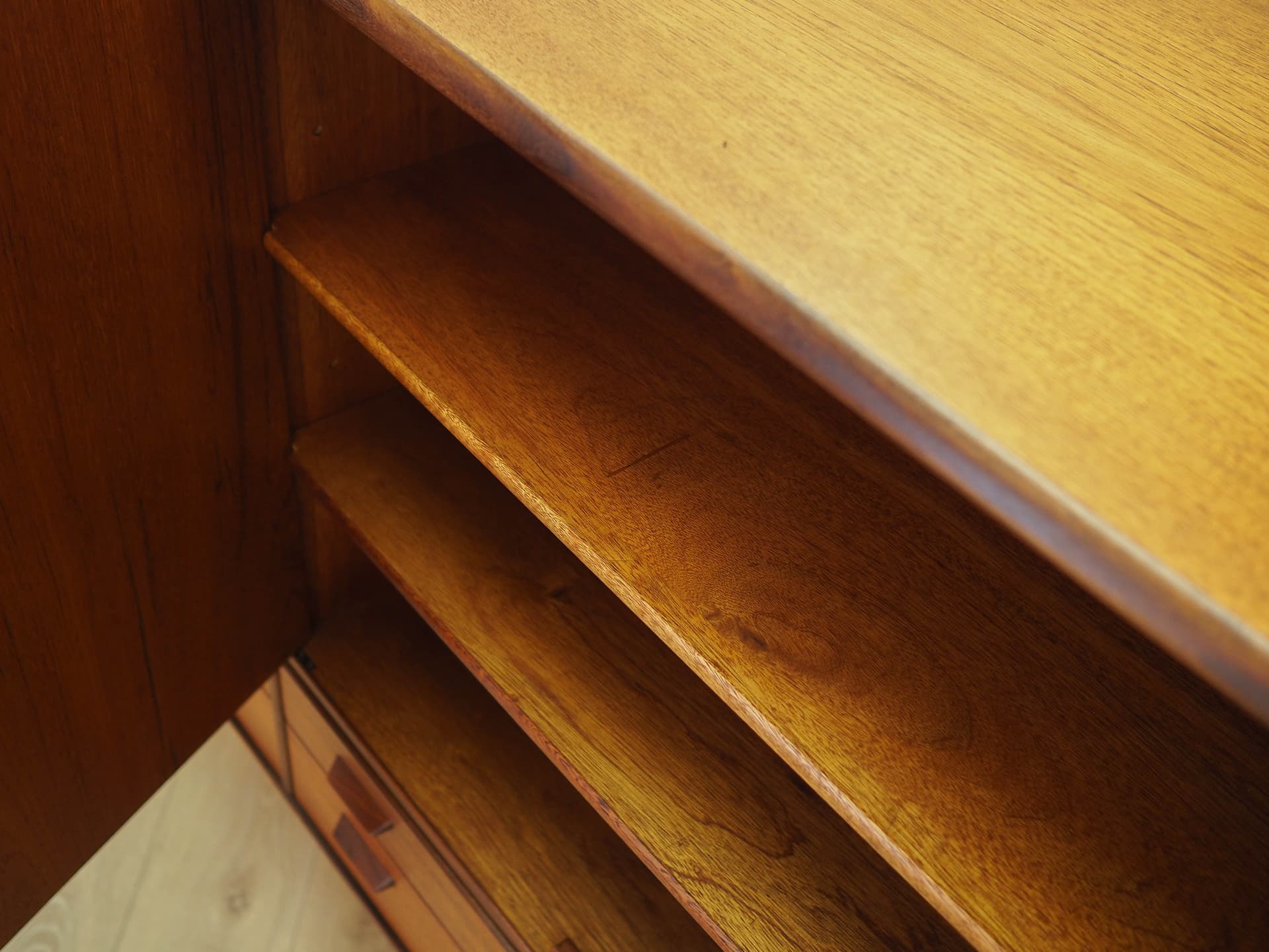 Highboard, teak, Denmark, 1960s. - 344731
