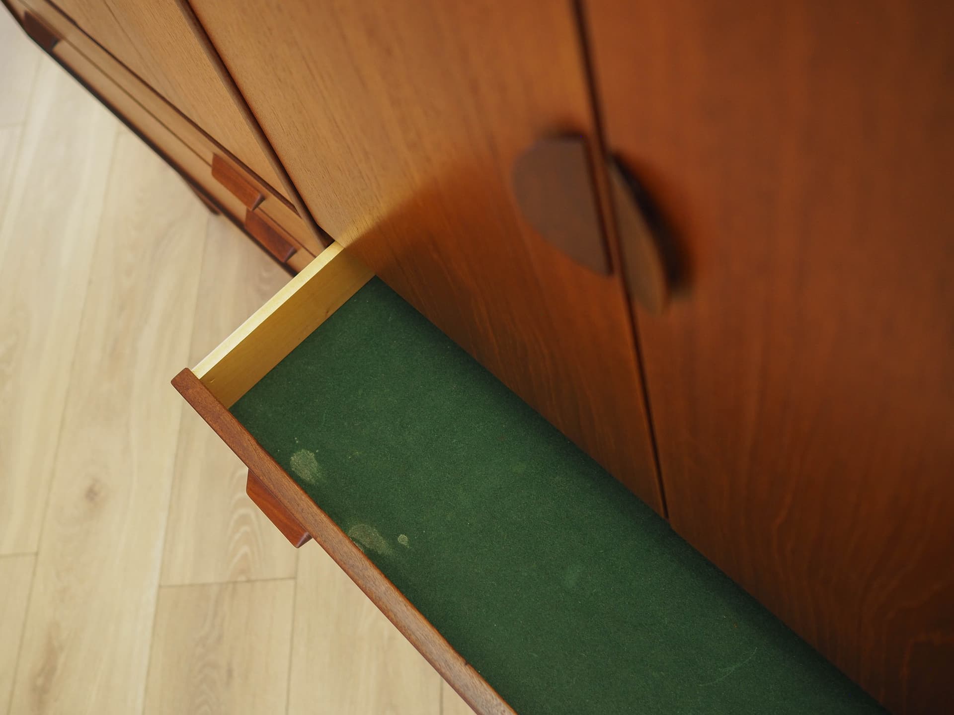 Highboard, teak, Denmark, 1960s. - 344732