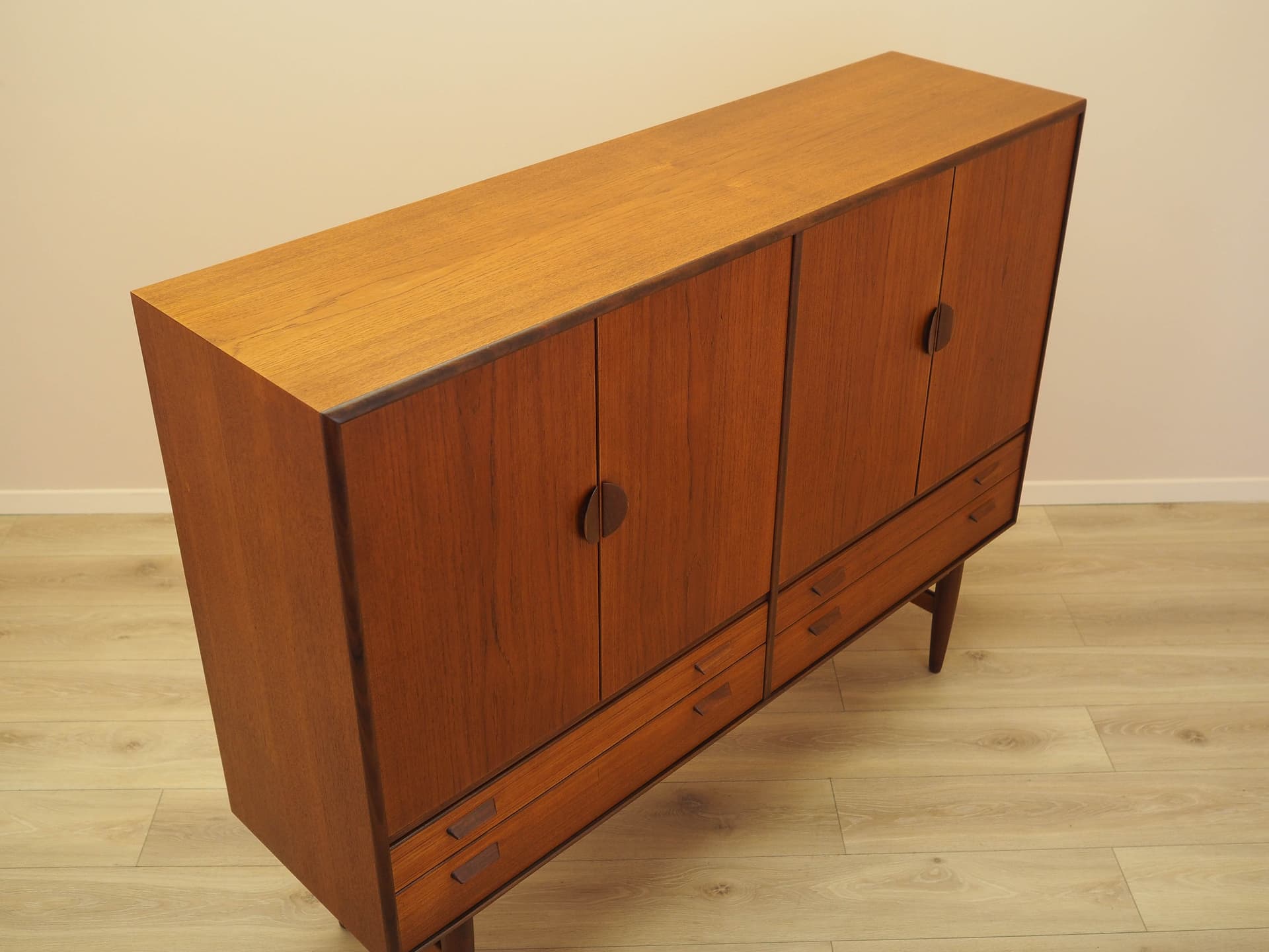 Highboard, teak, Denmark, 1960s. - 344725