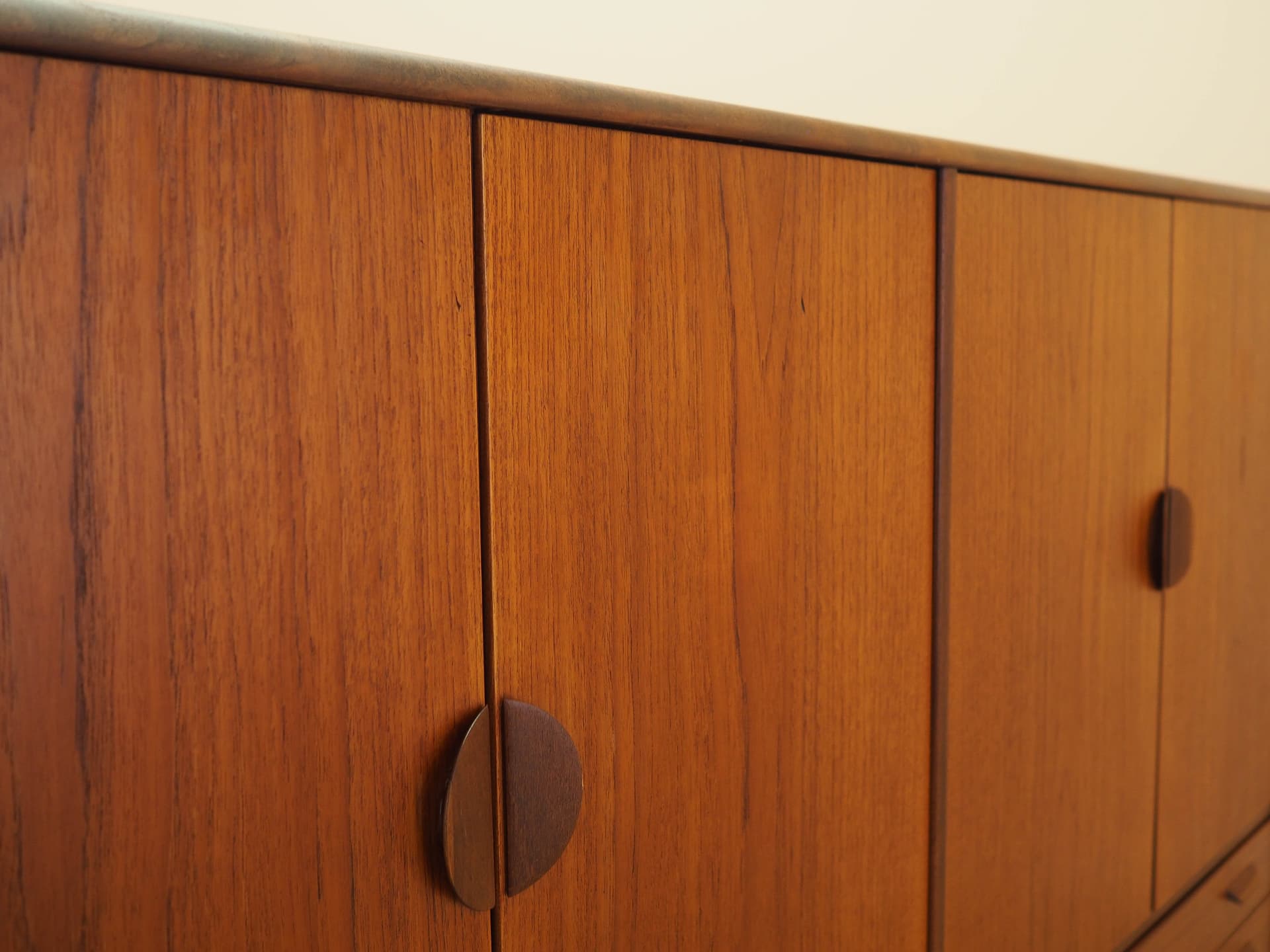 Highboard, teak, Denmark, 1960s. - 344729