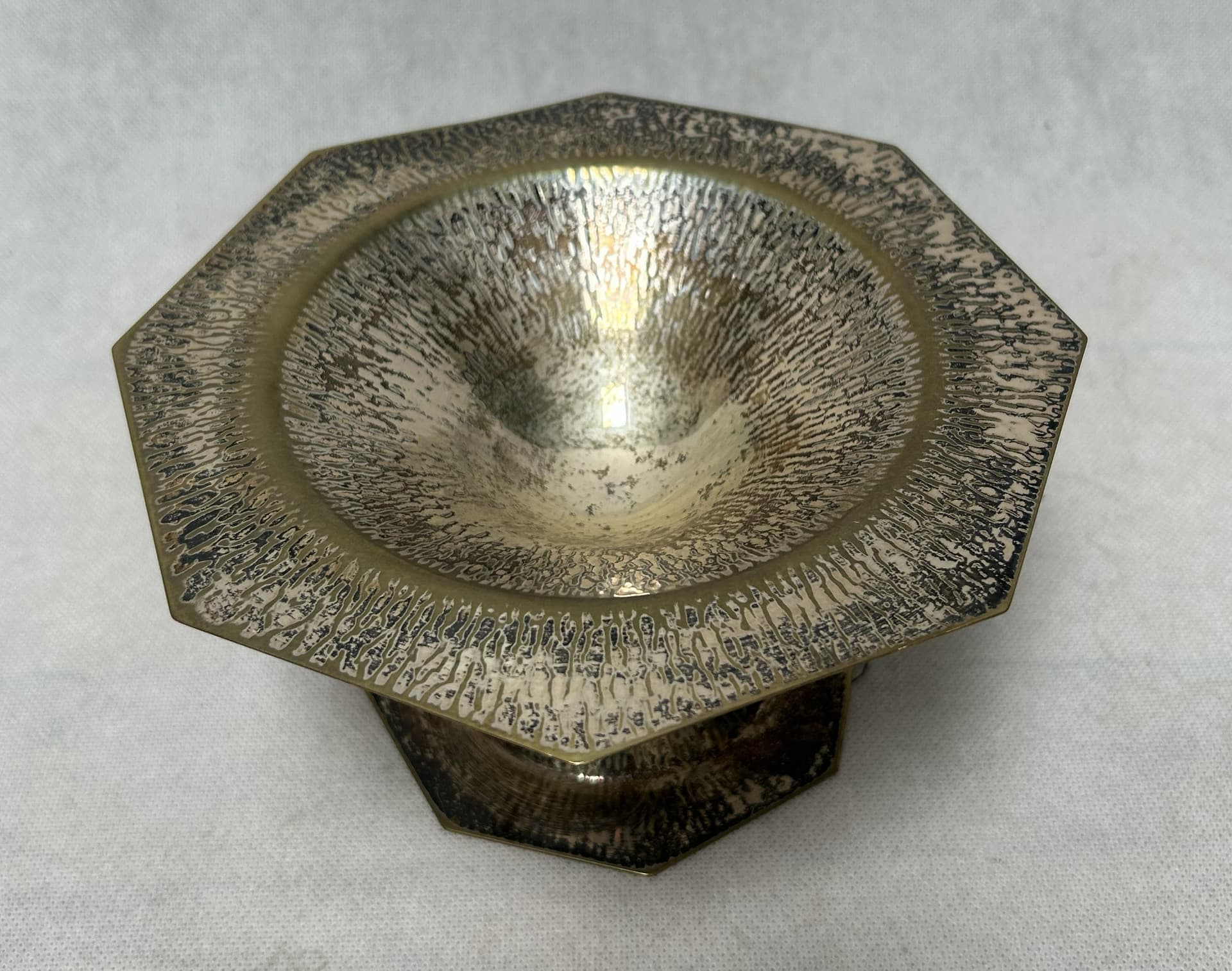 Bowl Art Deco, gold, brass, Kayser, Germany - 344899