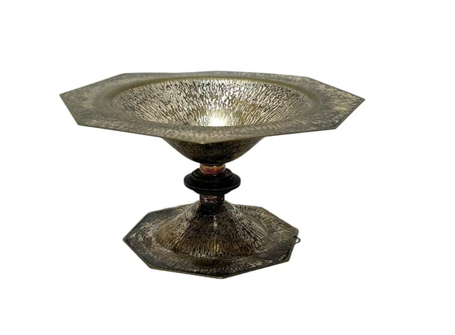 Bowl Art Deco, gold, brass, Kayser, Germany - DIMENSION