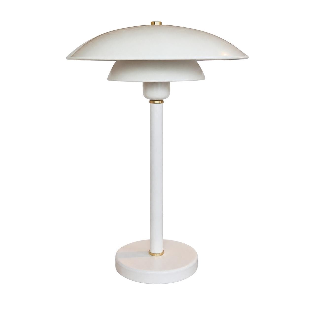 Desk lamp Belid B911, white metal, gold brass, Belid, Sweden, 1980s.