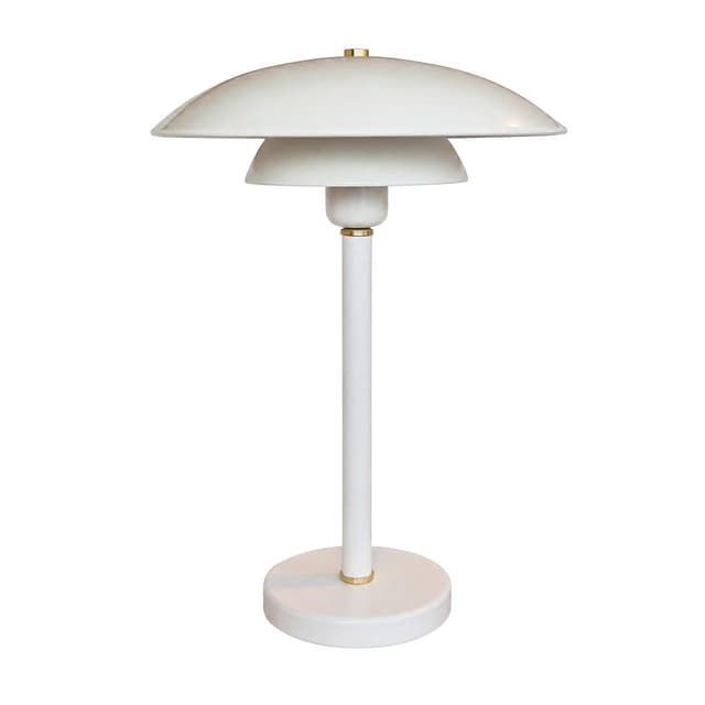 Desk lamp Belid B911, white metal, gold brass, Belid, Sweden, 1980s. - DIMENSION