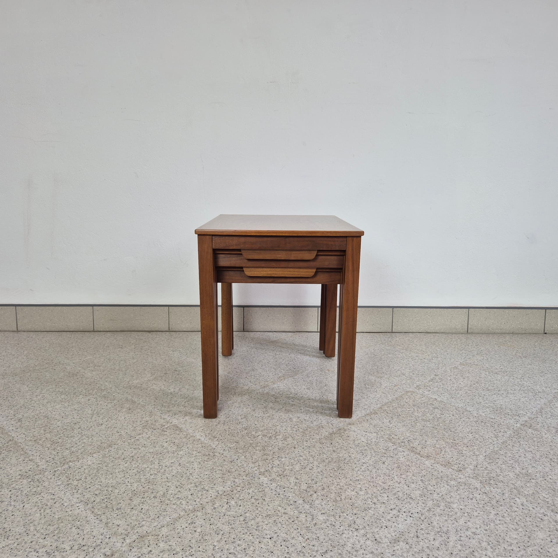 Set of Modular Tables, brown wood, Denmark, 1960s. - 344965