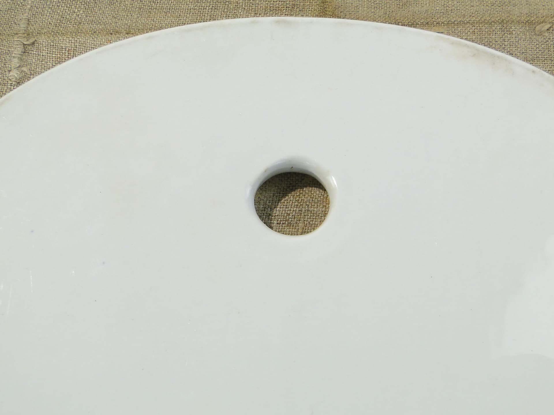 Deska śniadaniowa, wzór cebulowy, ceramika biała niebieska, Villeroy & Boch, Belgia, początek XX w. - 345064